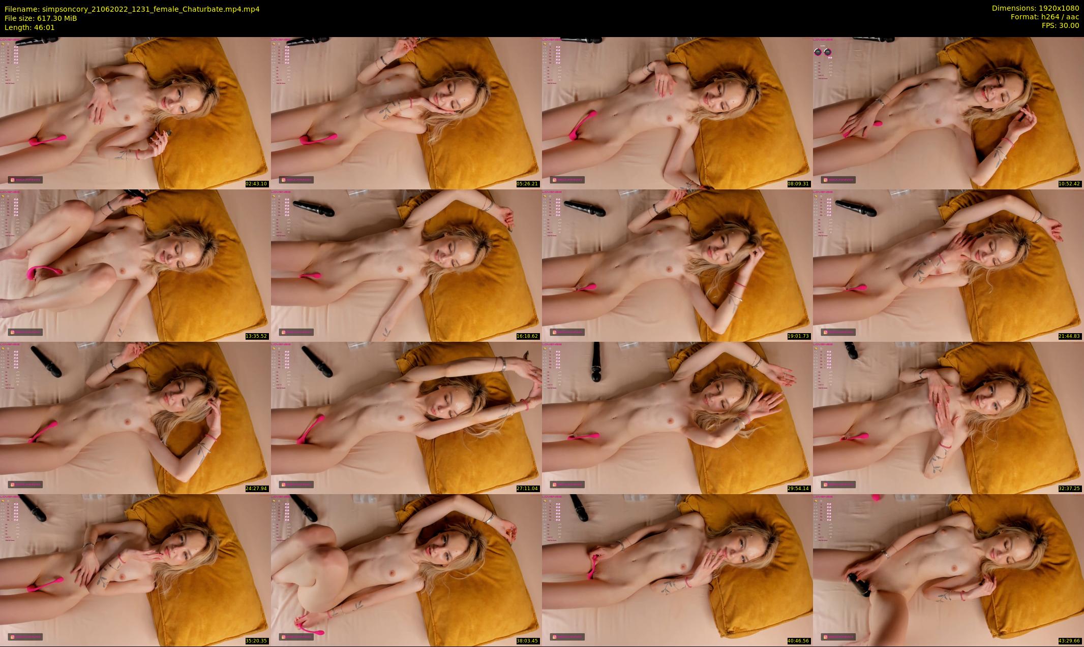 simpsoncory — 47 minute Chaturbate female cam show recording, 1080p, Jun 21, 2022