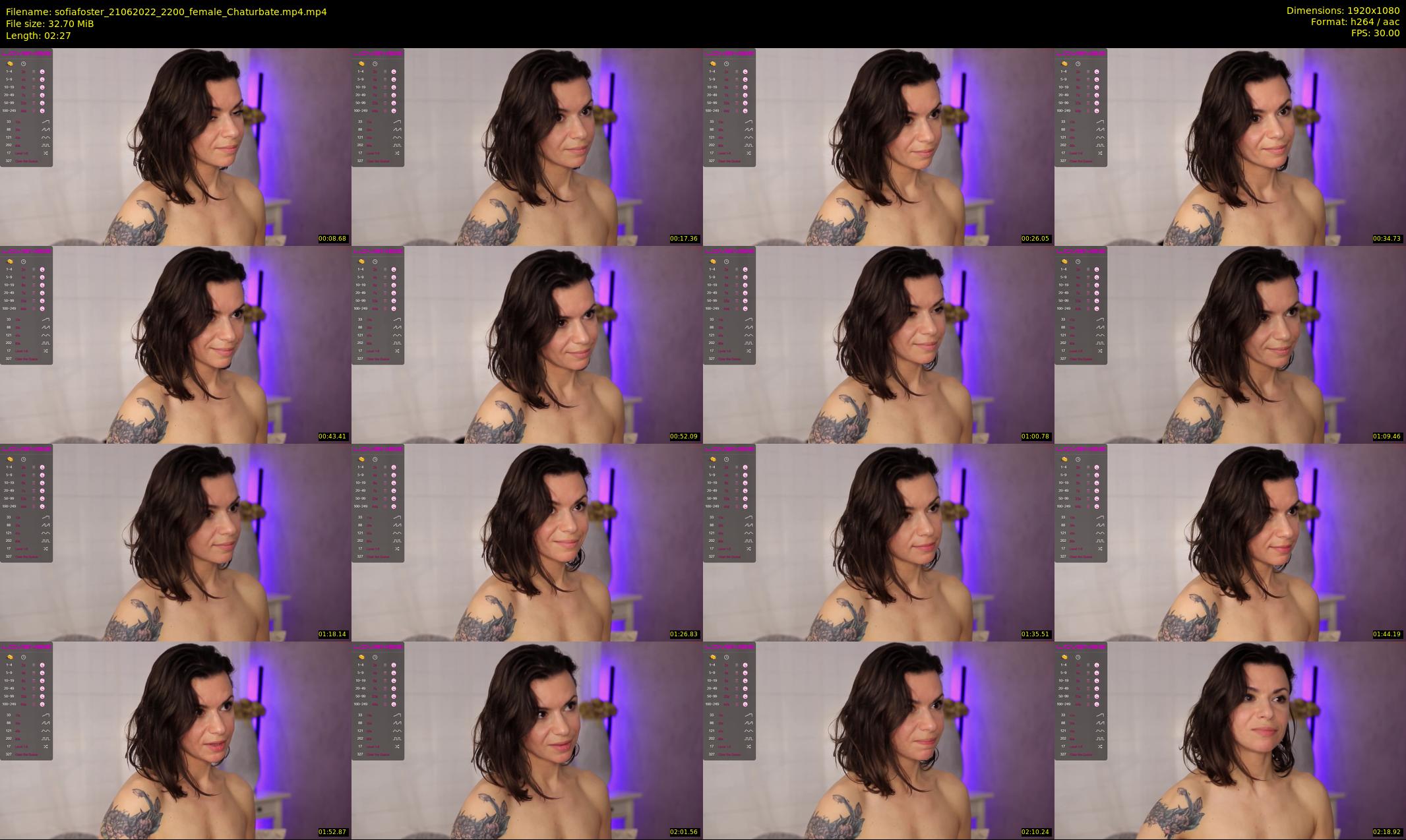 sofiafoster — 3 minute Chaturbate female cam show recording, 1080p, Jun 21, 2022