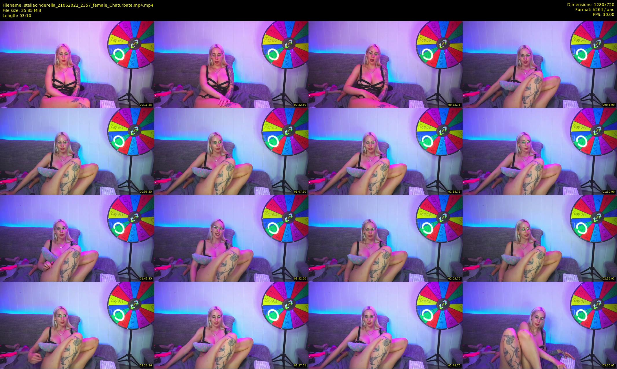 stellacinderella — 4 minute Chaturbate female cam show recording, 720p, Jun 21, 2022