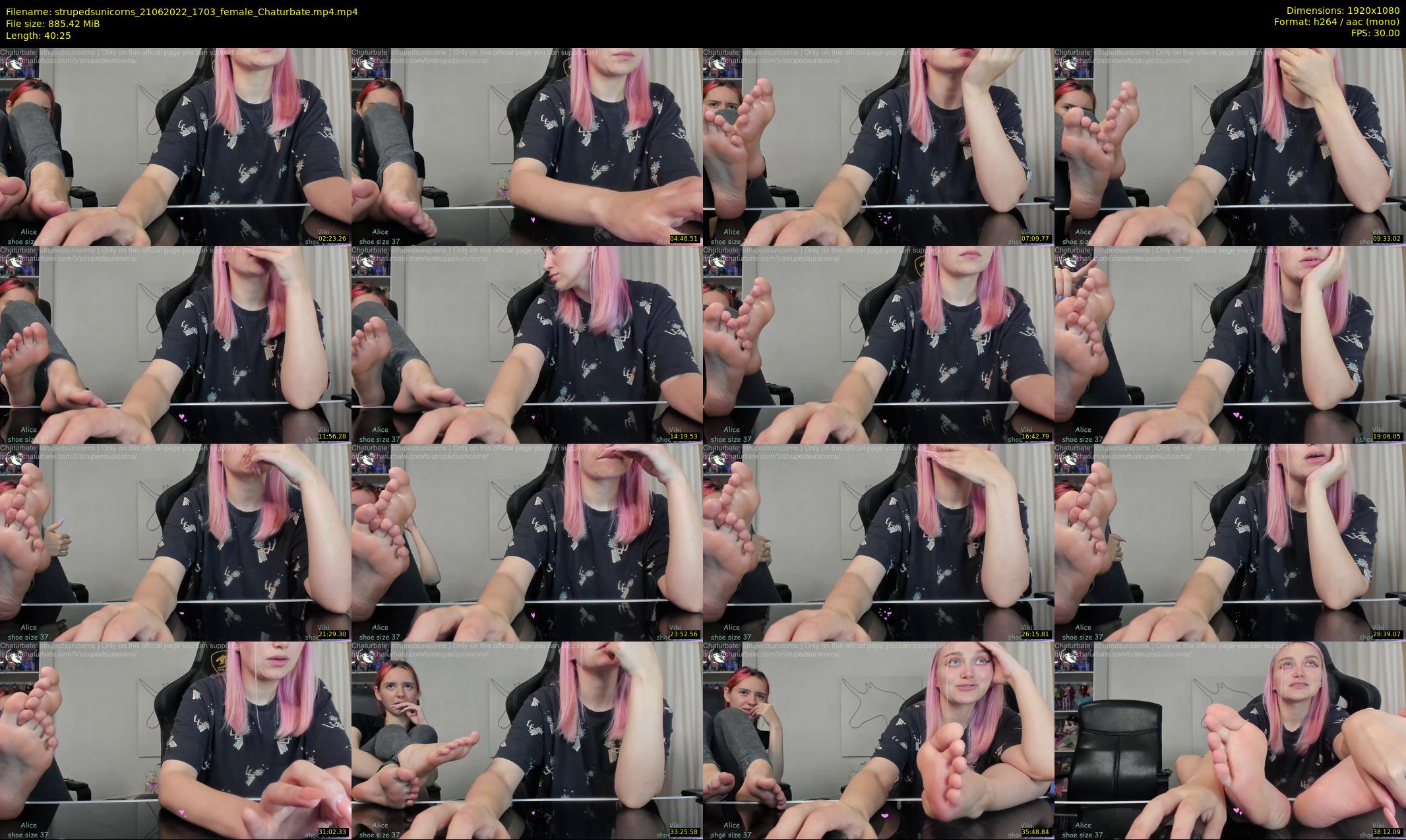 strupedsunicorns — 41 minute Chaturbate couple cam show recording, 1080p, Jun 21, 2022