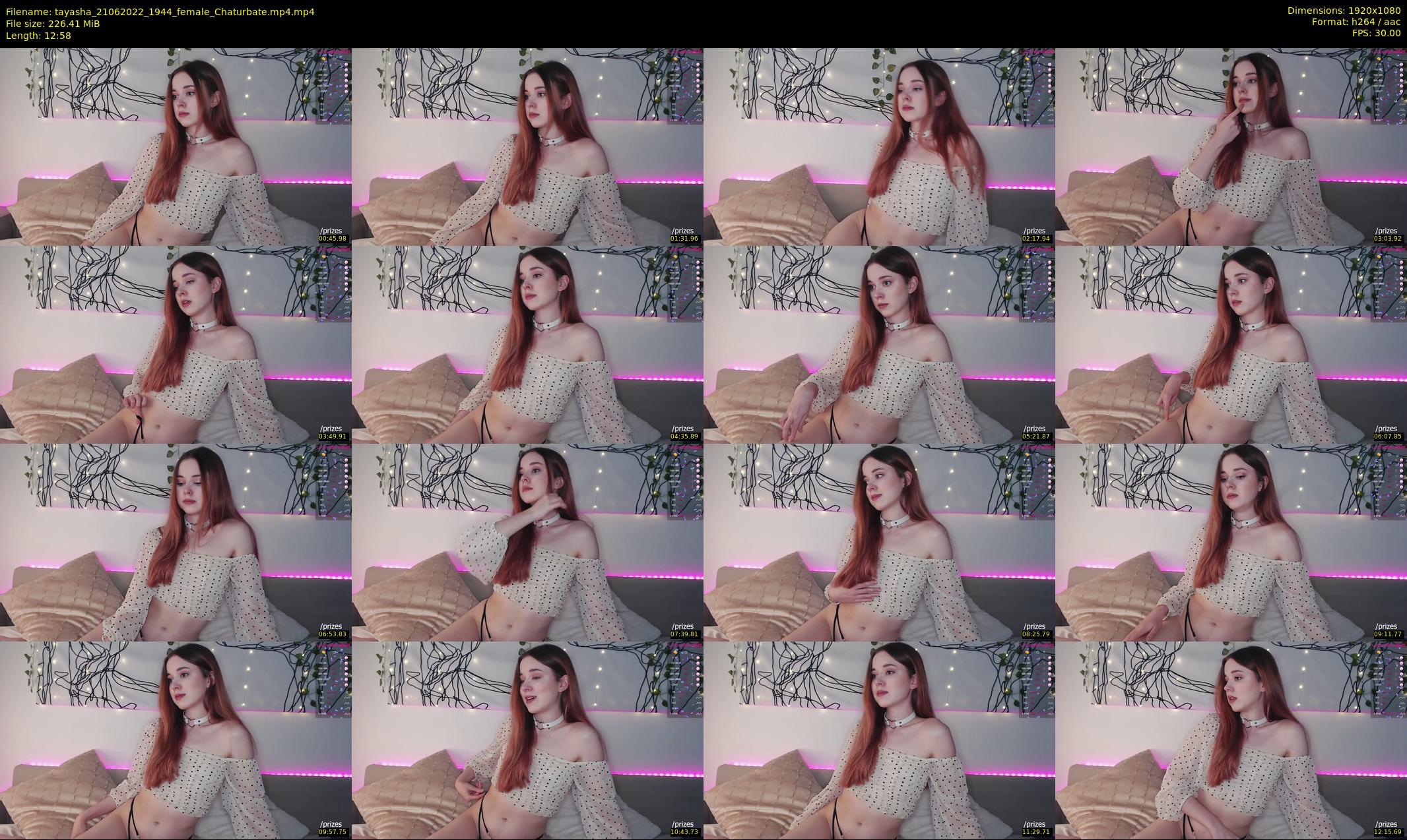 tayasha — 13 minute Chaturbate female cam show recording, 1080p, Jun 21, 2022