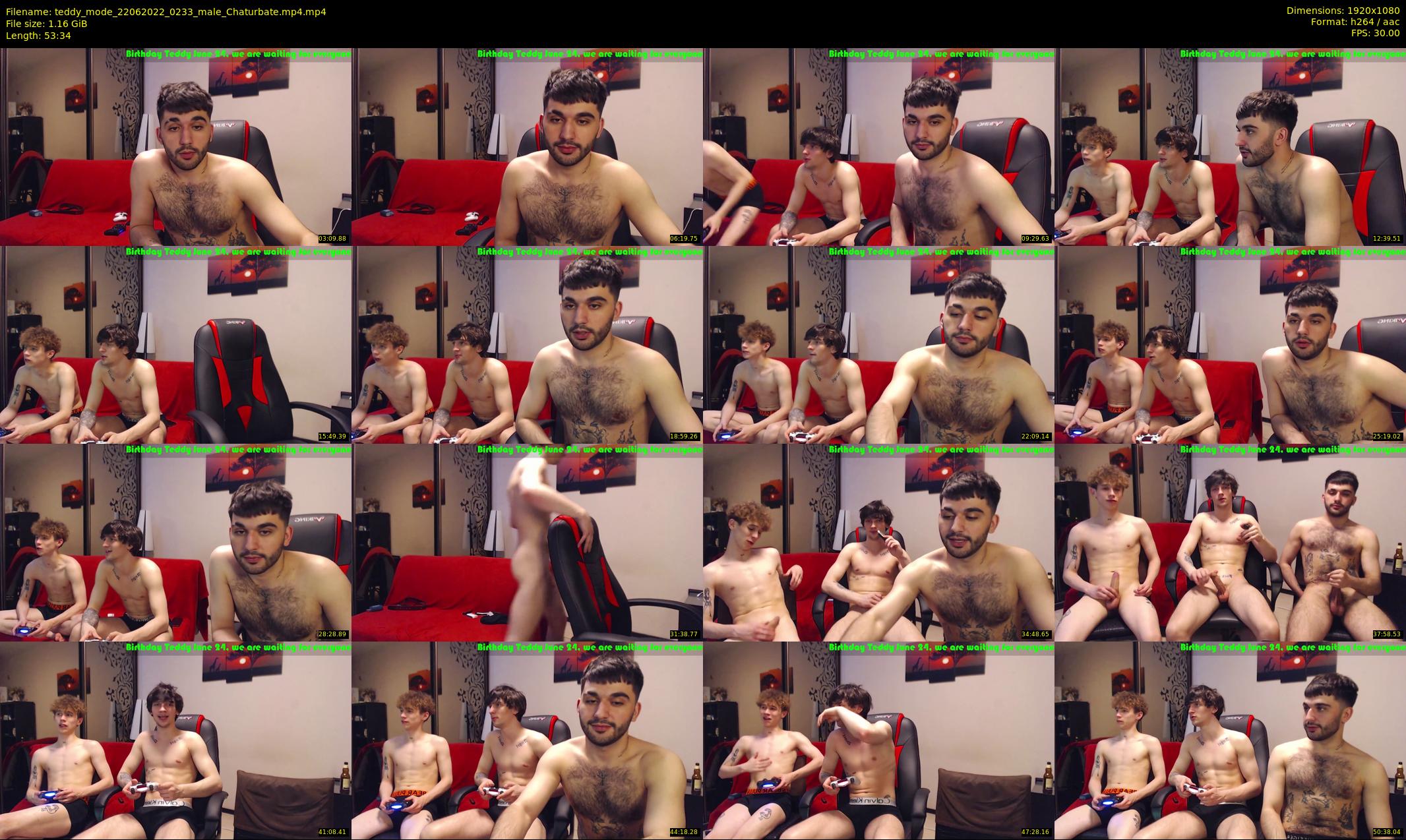 teddy_mode — 54 minute Chaturbate couple cam show recording, 1080p, Jun 22, 2022