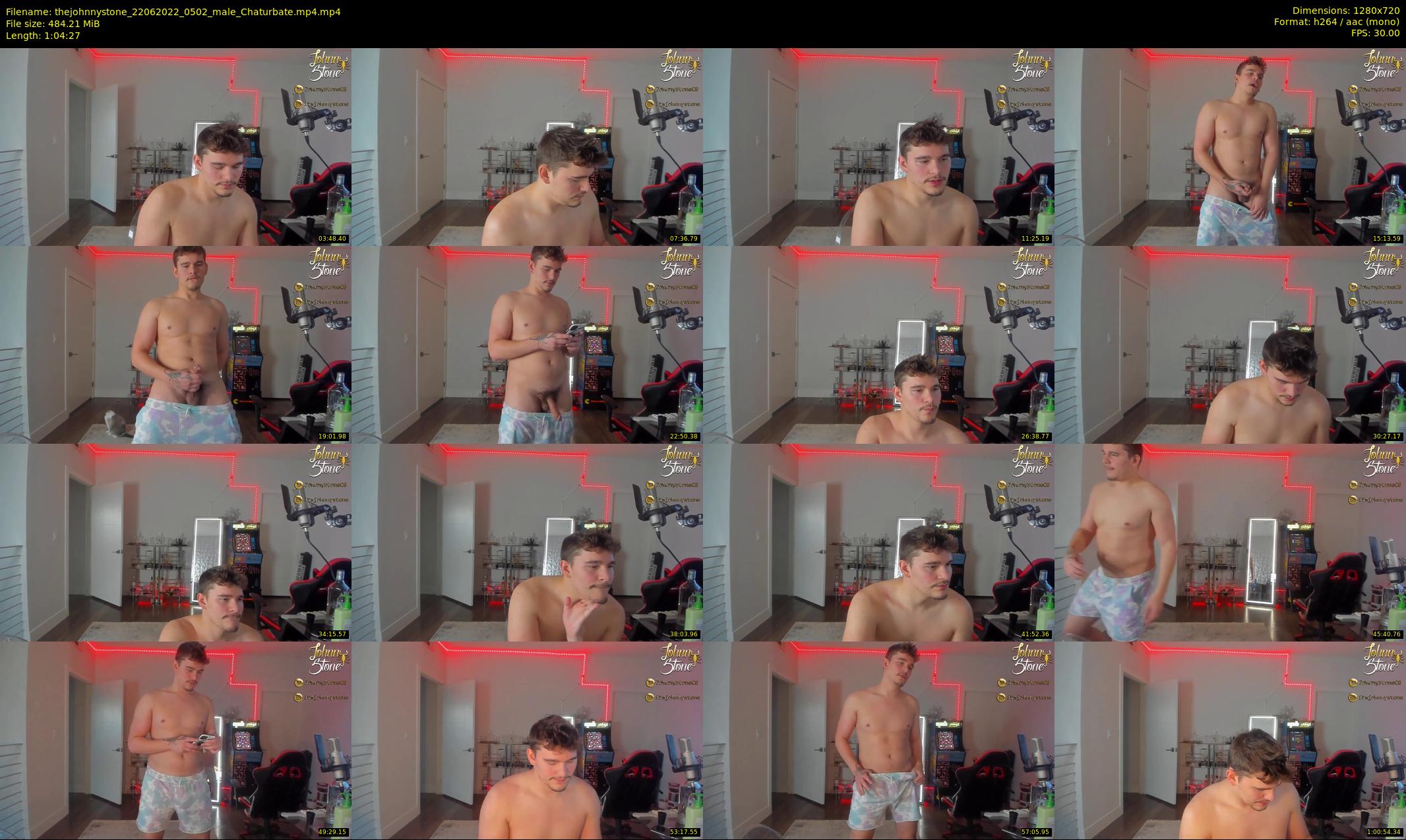 thejohnnystone — 65 minute Chaturbate male cam show recording, 720p, Jun 22, 2022