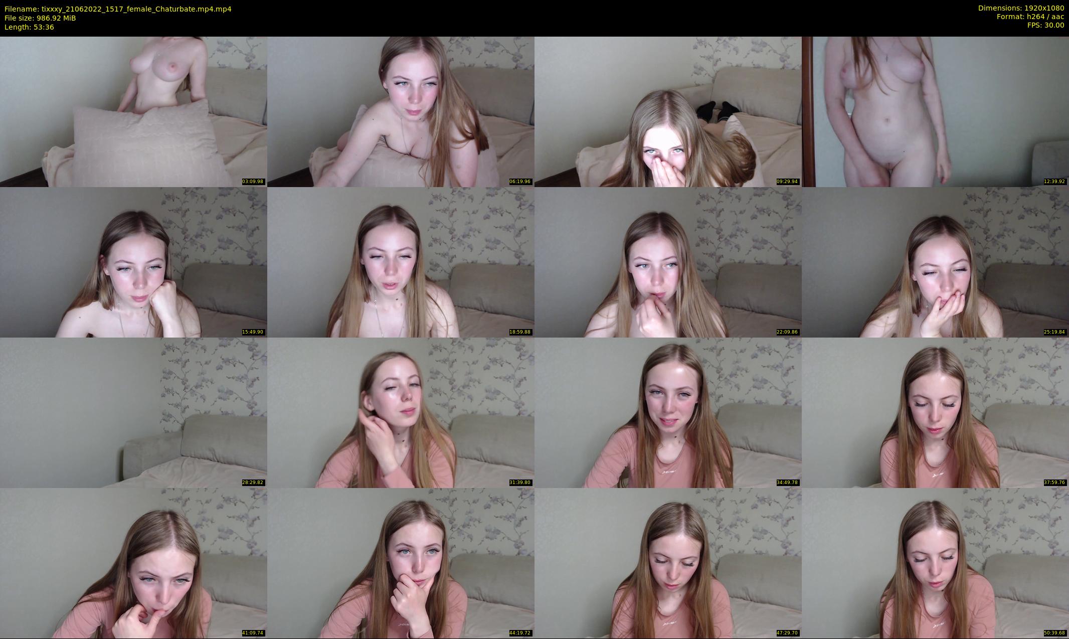 tixxxy — 54 minute Chaturbate female cam show recording, 1080p, Jun 21, 2022