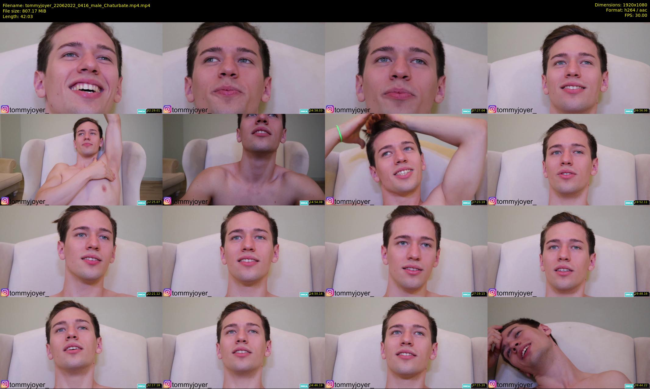 tommyjoyer — 43 minute Chaturbate male cam show recording, 1080p, Jun 22, 2022