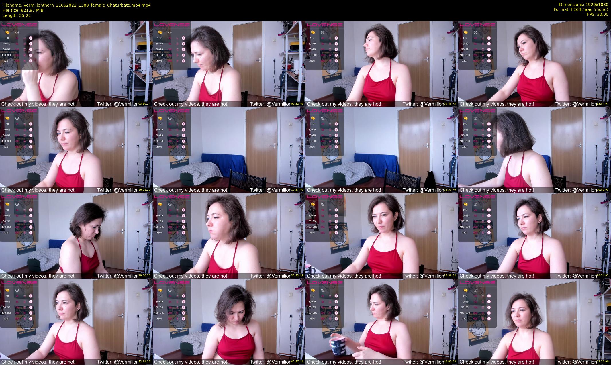 vermilionthorn — 56 minute Chaturbate female cam show recording, 1080p, Jun 21, 2022