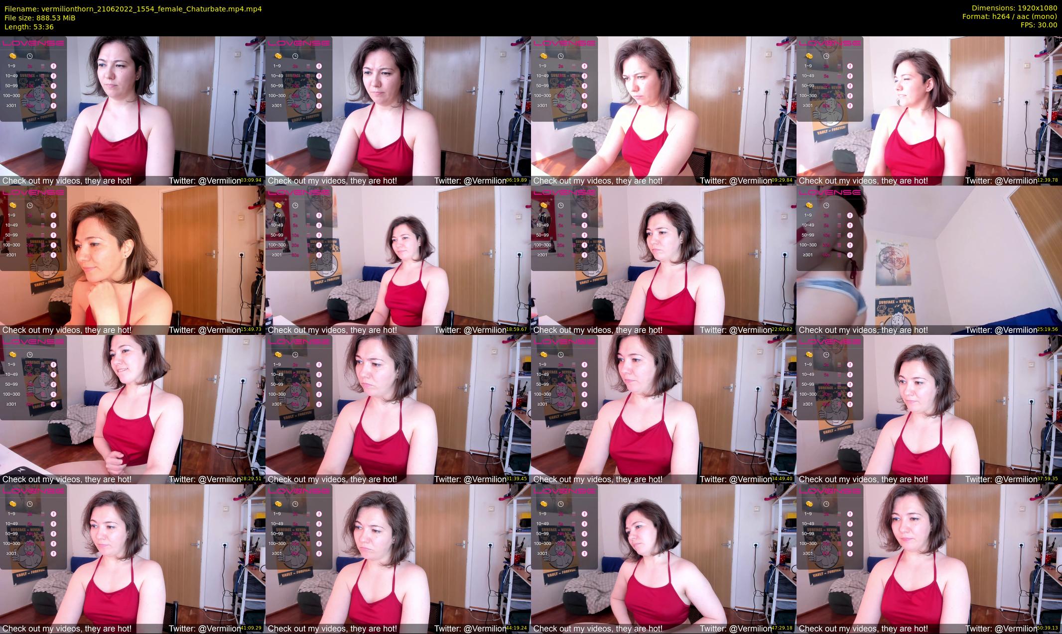 vermilionthorn — 54 minute Chaturbate female cam show recording, 1080p, Jun 21, 2022