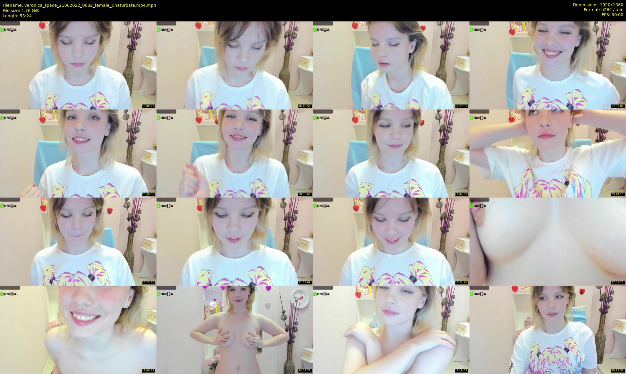 veronica_space — 54 minute Chaturbate female cam show recording, 1080p, Jun 21, 2022