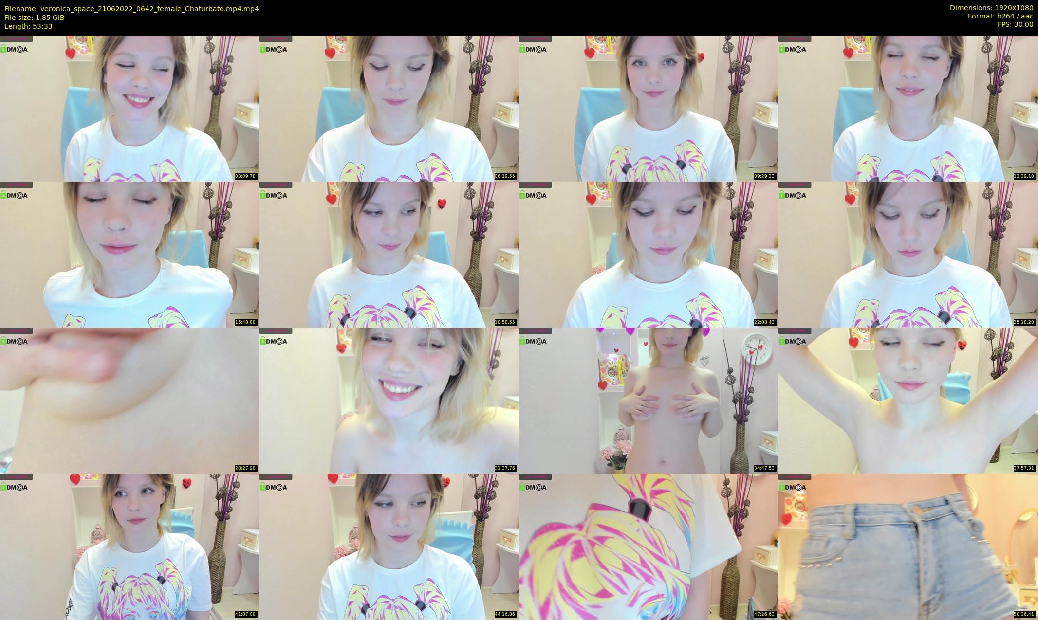 veronica_space — 54 minute Chaturbate female cam show recording, 1080p, Jun 21, 2022