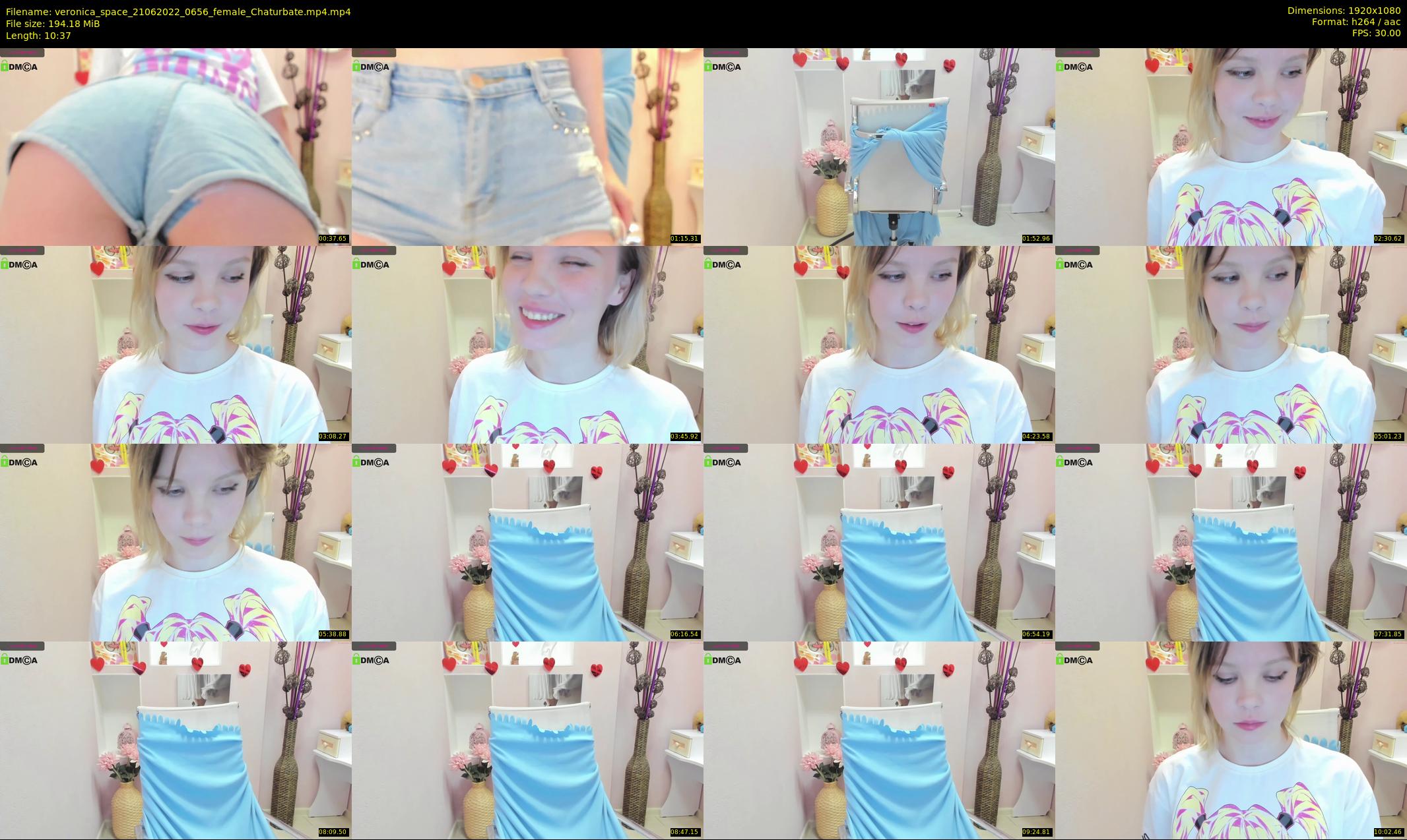 veronica_space — 11 minute Chaturbate female cam show recording, 1080p, Jun 21, 2022