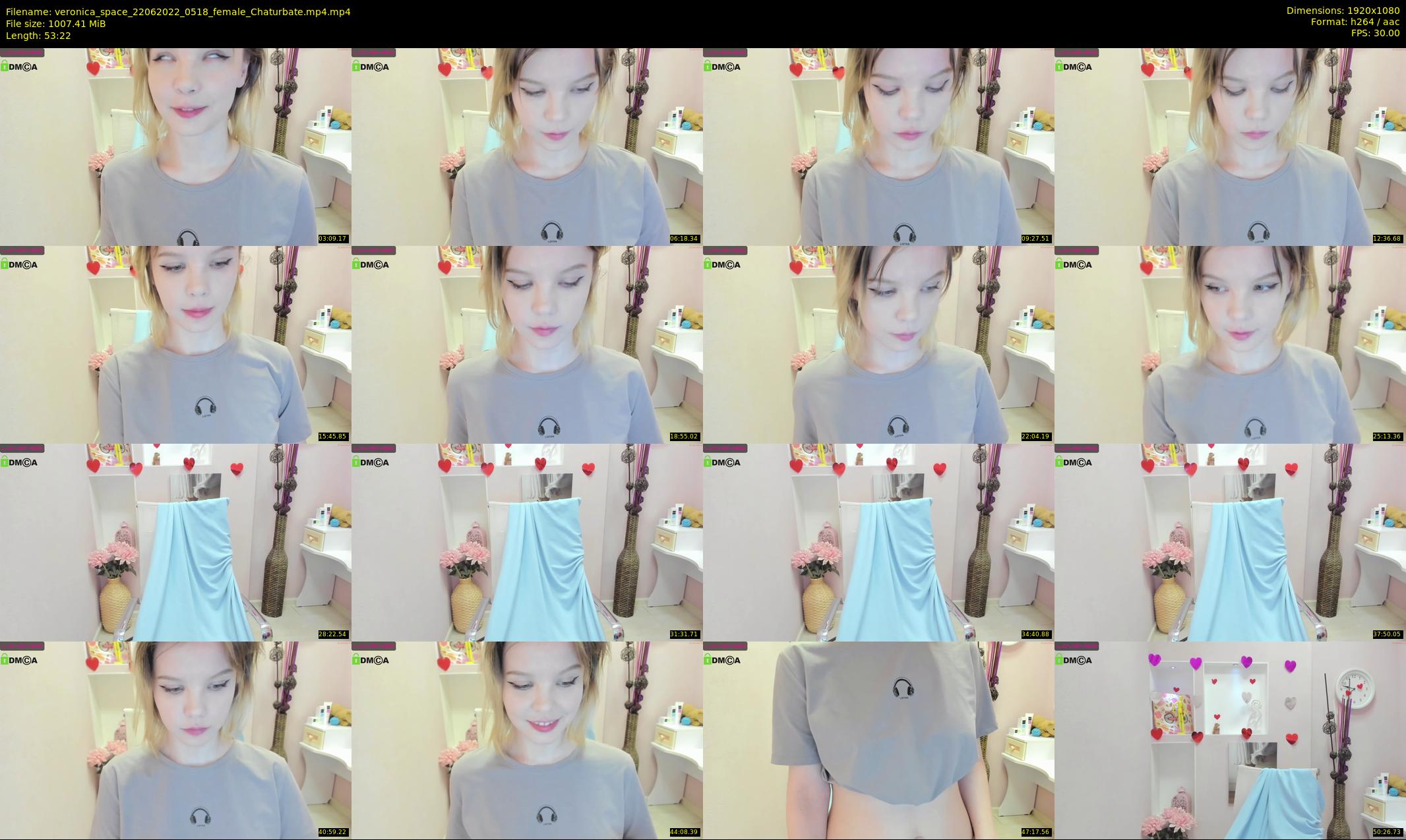 veronica_space — 54 minute Chaturbate female cam show recording, 1080p, Jun 22, 2022