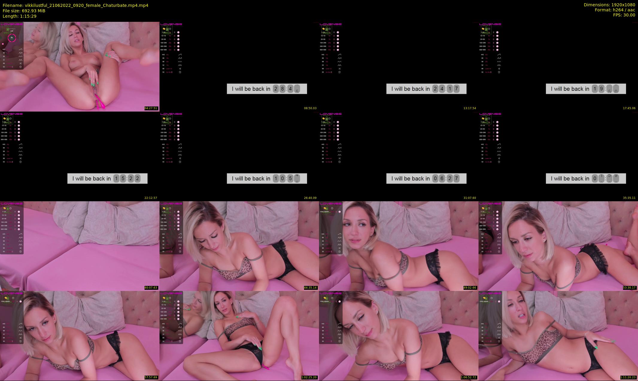 vikkilustful — 76 minute Chaturbate female cam show recording, 1080p, Jun 21, 2022