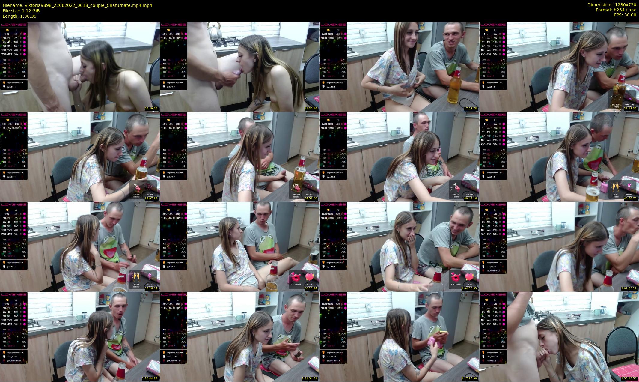 viktoria9898 — 99 minute Chaturbate couple cam show recording, 720p, Jun 22, 2022