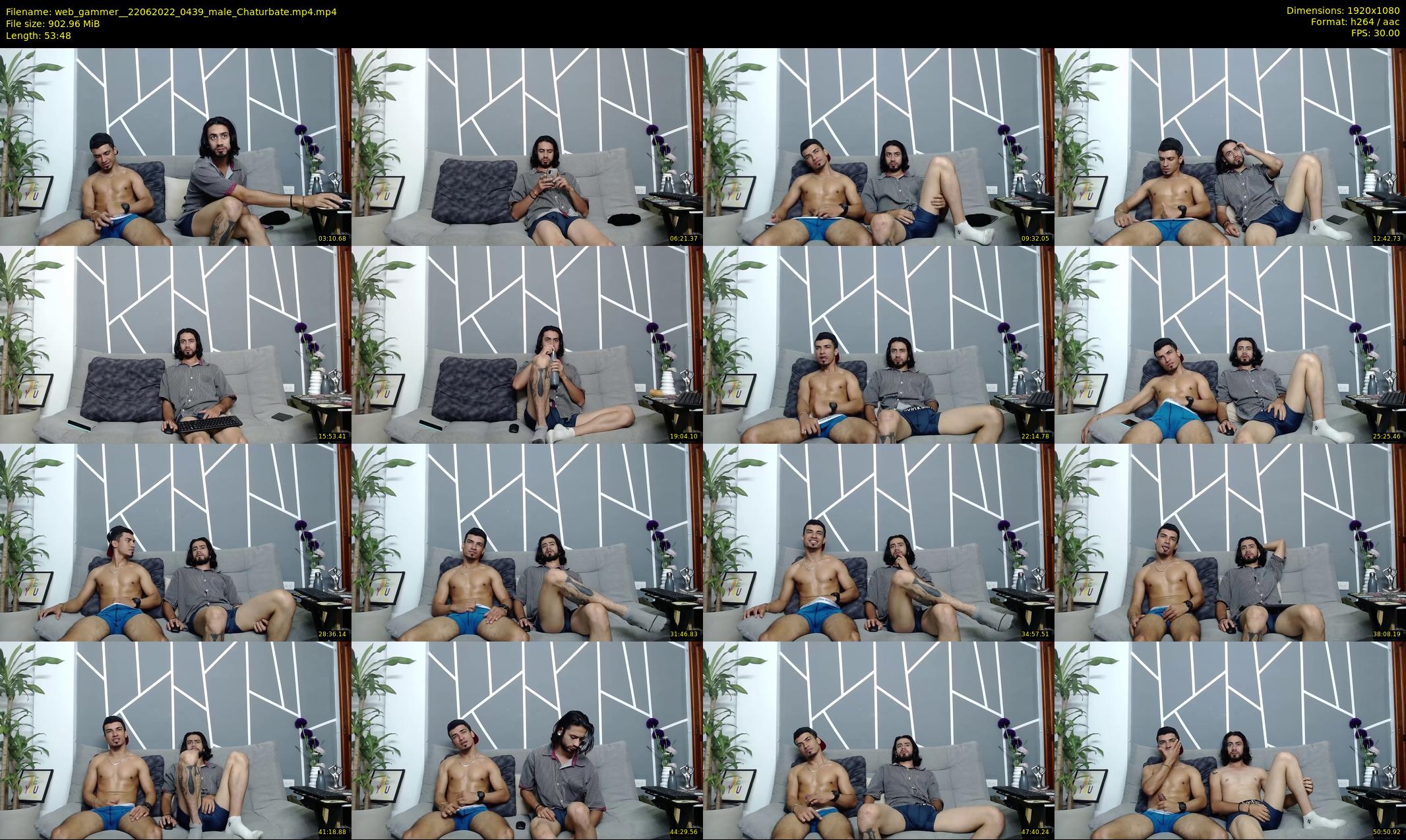 web_gammer_ — 54 minute Chaturbate male cam show recording, 1080p, Jun 22, 2022