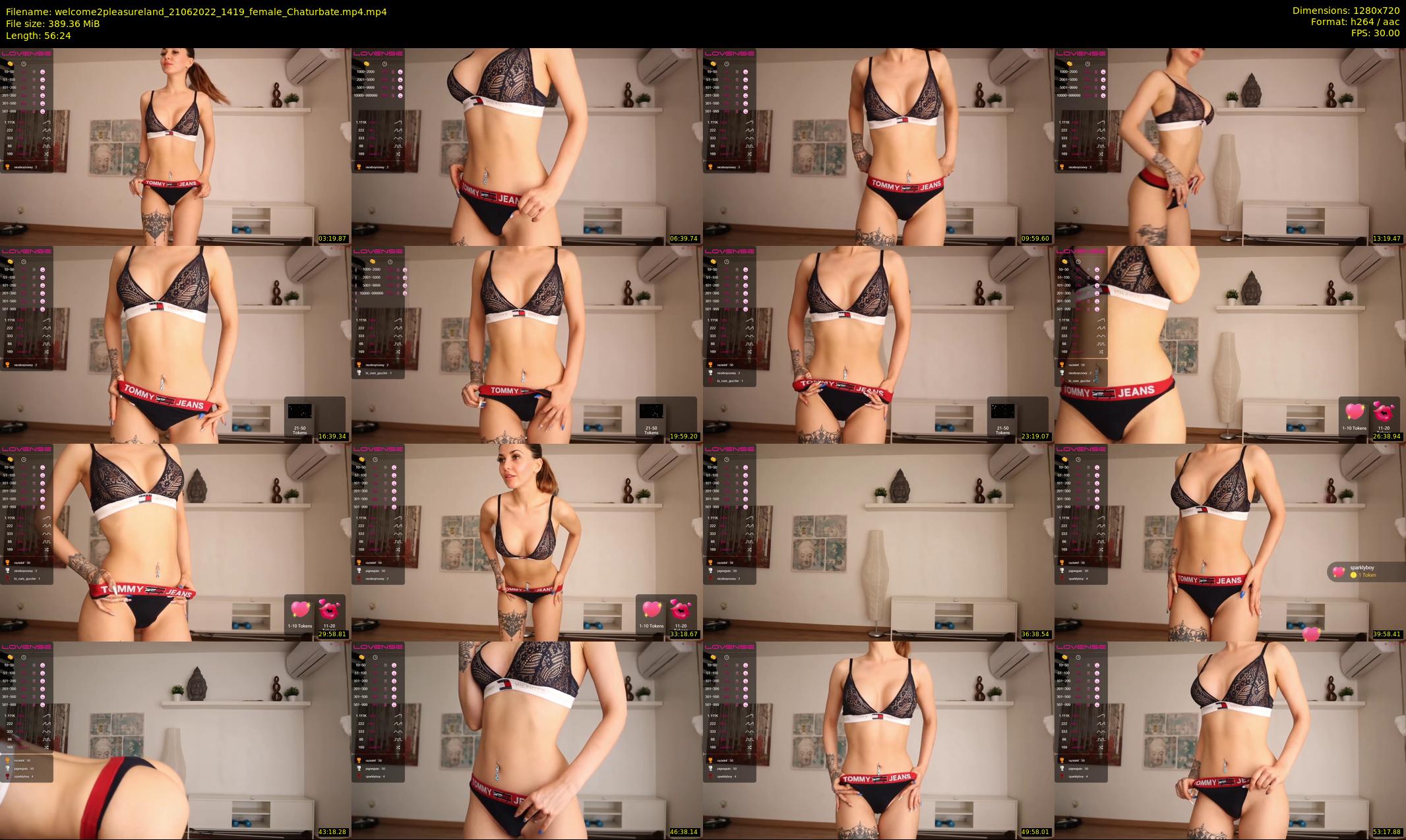 welcome2pleasureland — 57 minute Chaturbate female cam show recording, 720p, Jun 21, 2022