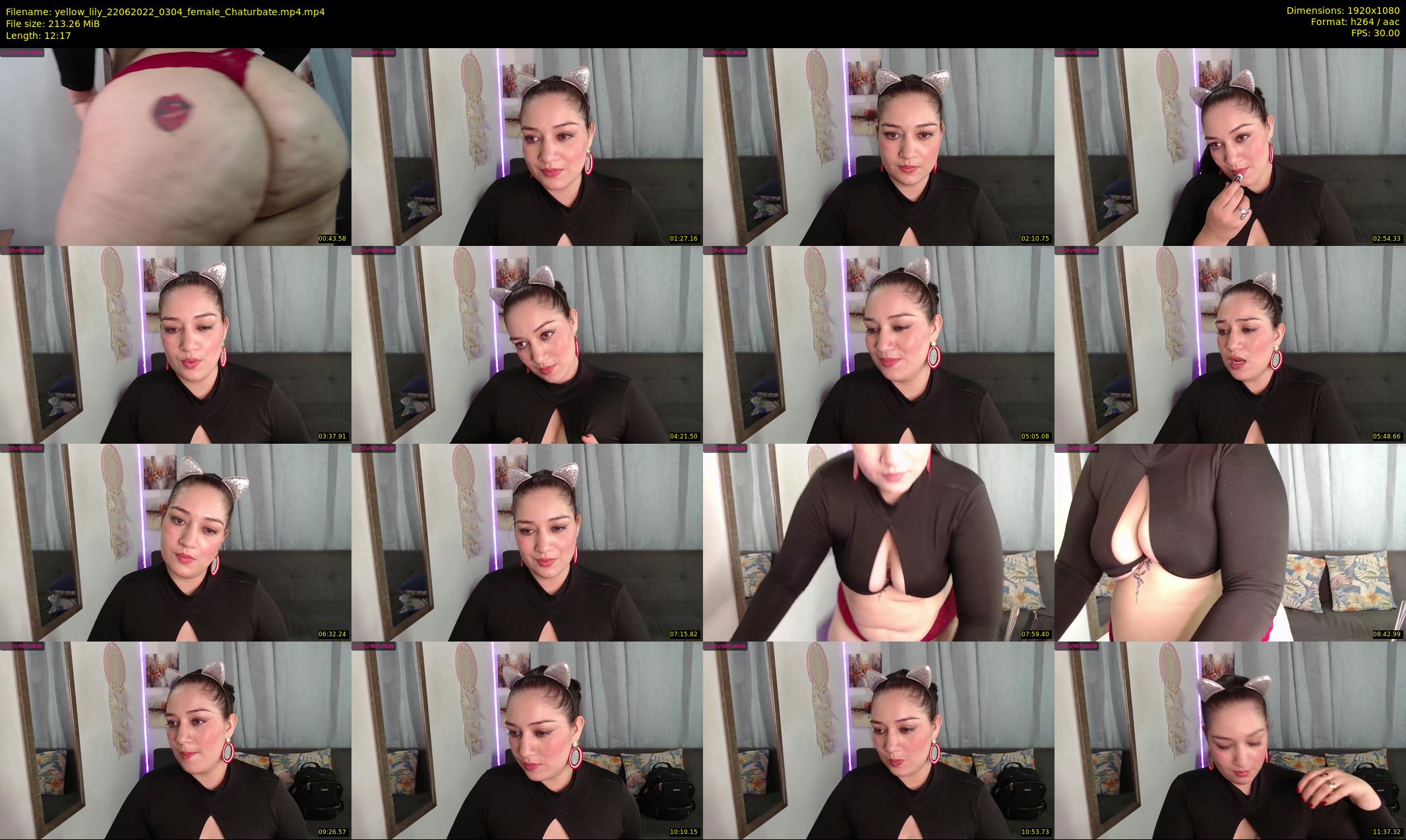 yellow_lily — 13 minute Chaturbate female cam show recording, 1080p, Jun 22, 2022
