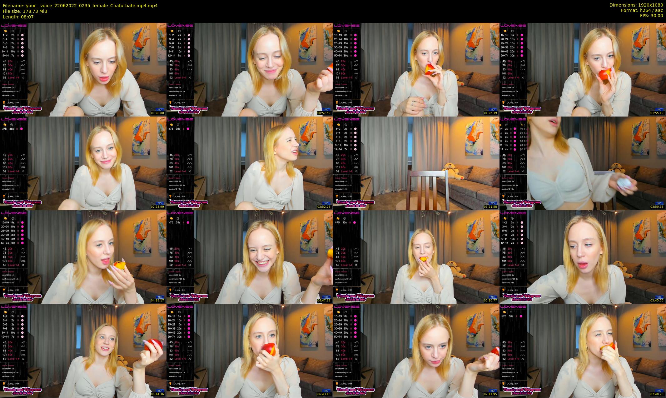 your__voice — 9 minute Chaturbate female cam show recording, 1080p, Jun 22, 2022