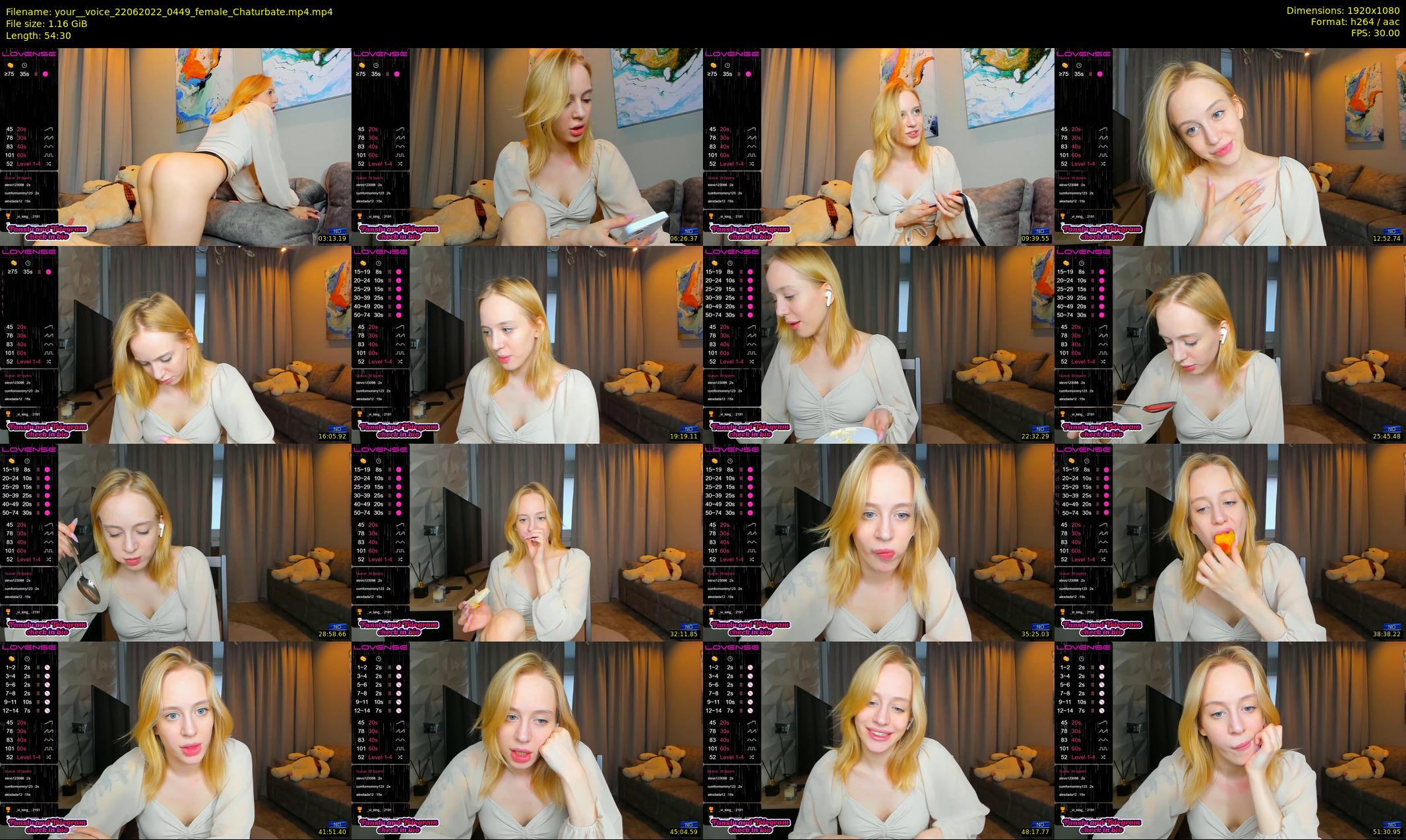 your__voice — 55 minute Chaturbate female cam show recording, 1080p, Jun 22, 2022
