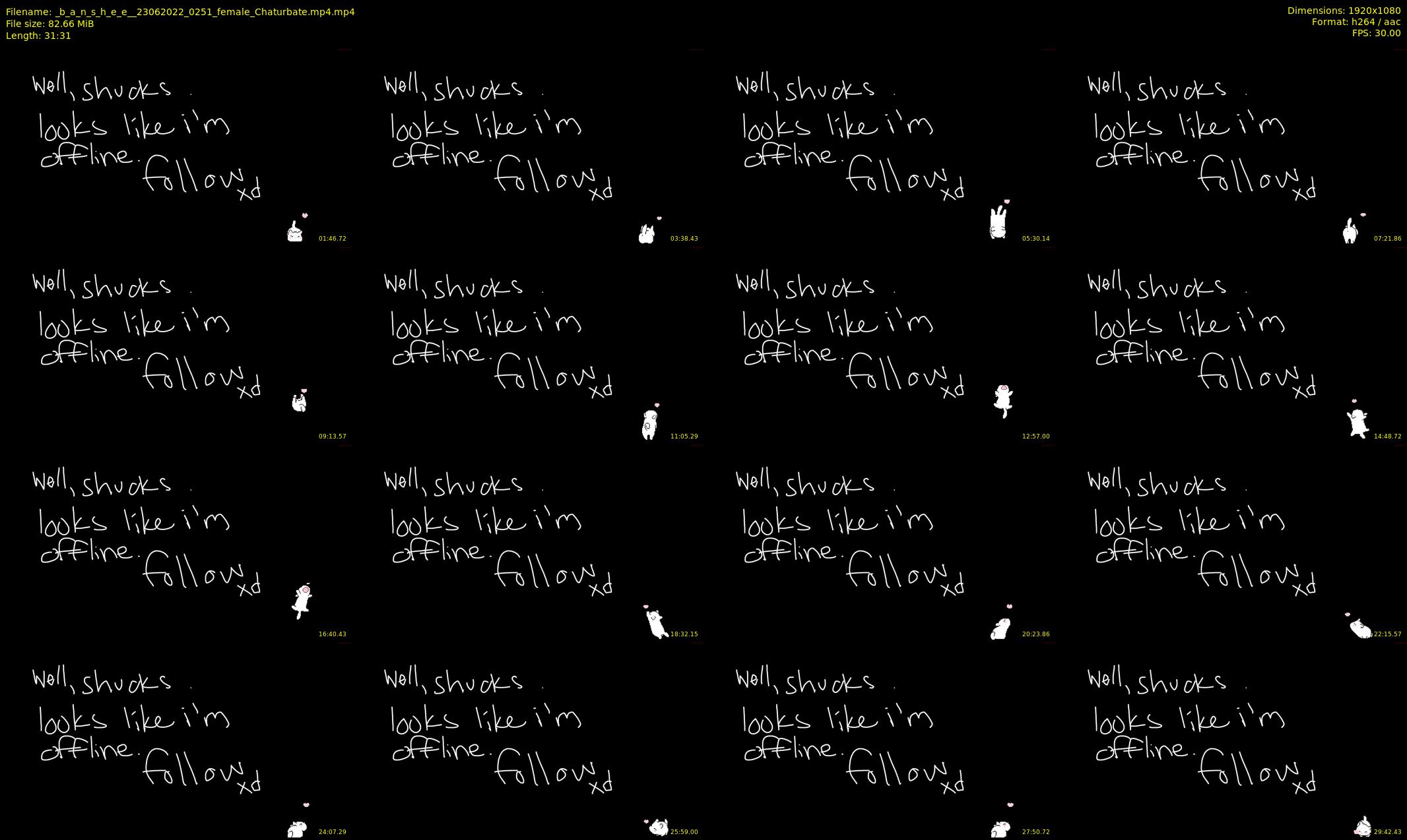 _b_a_n_s_h_e_e_ — 32 minute Chaturbate female cam show recording, 1080p, Jun 23, 2022