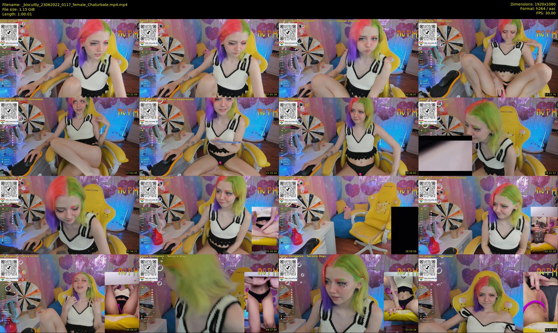 _biscuitty — 61 minute Chaturbate female cam show recording, 1080p, Jun 23, 2022