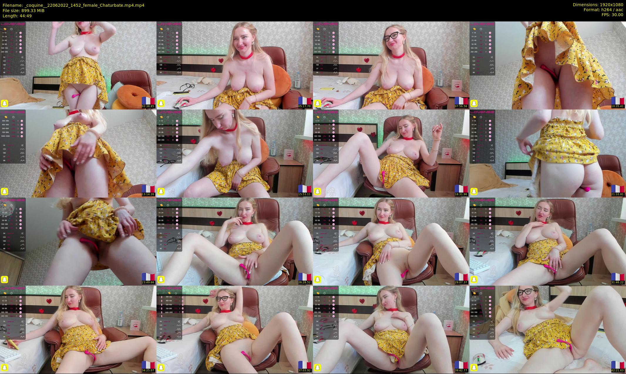 _coquine_ — 45 minute Chaturbate female cam show recording, 1080p, Jun 22, 2022