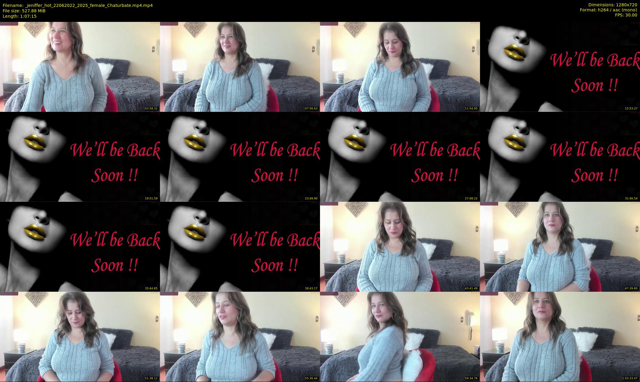 _jeniffer_hot — 68 minute Chaturbate female cam show recording, 720p, Jun 22, 2022