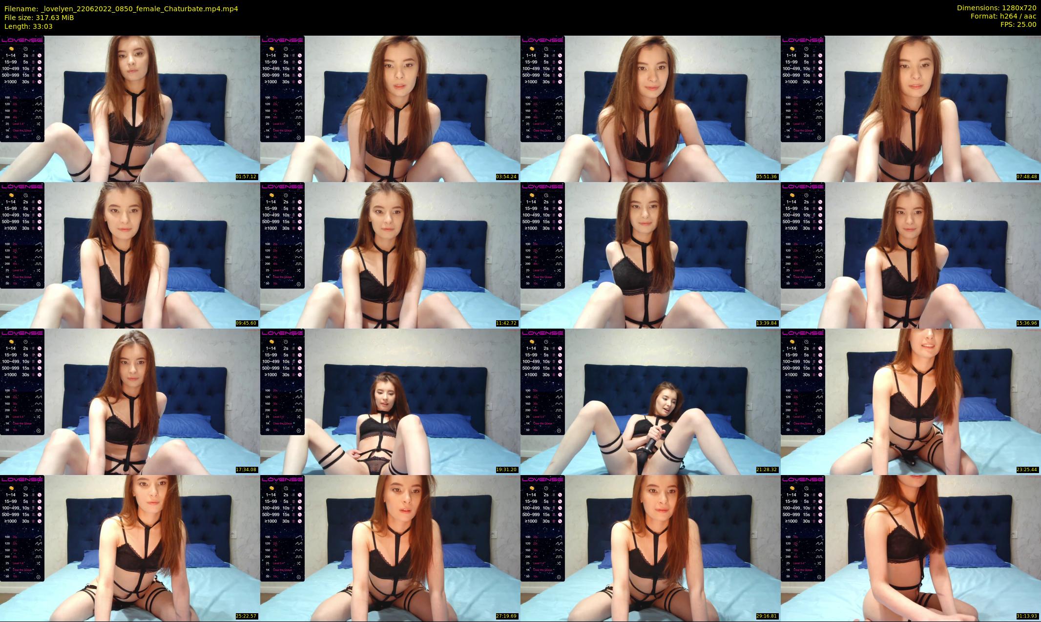 _lovelyen — 34 minute Chaturbate female cam show recording, 720p, Jun 22, 2022