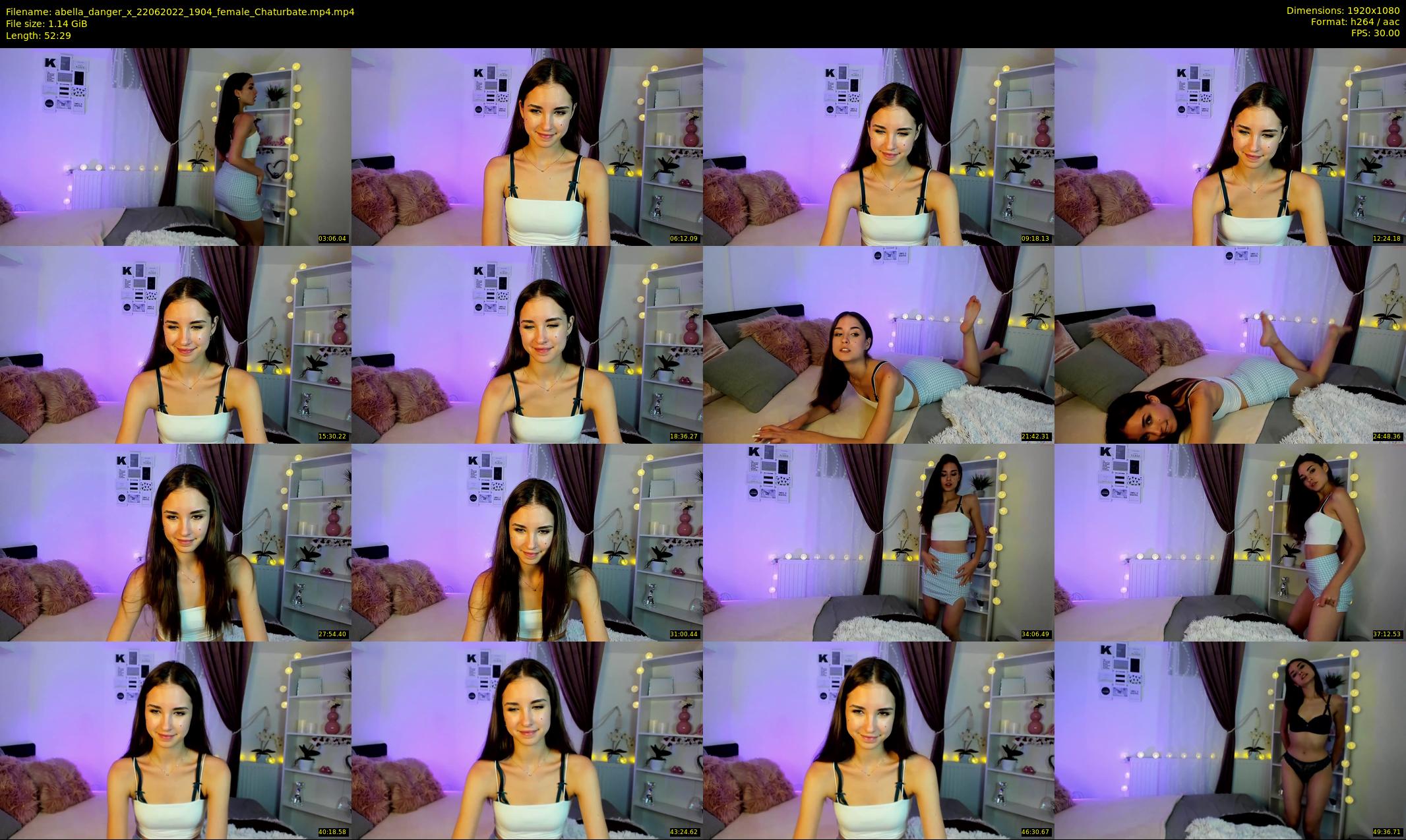 abella_danger_x — 53 minute Chaturbate female cam show recording, 1080p, Jun 22, 2022