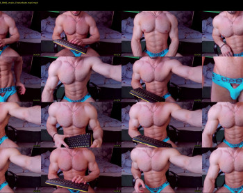 adam_muscle_ — 6 minute Chaturbate male cam show recording, 1080p, Jun 22, 2022