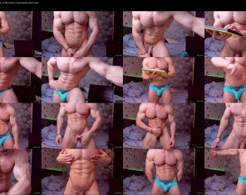 adam_muscle_ — 50 minute Chaturbate male cam show recording, 1080p, Jun 22, 2022