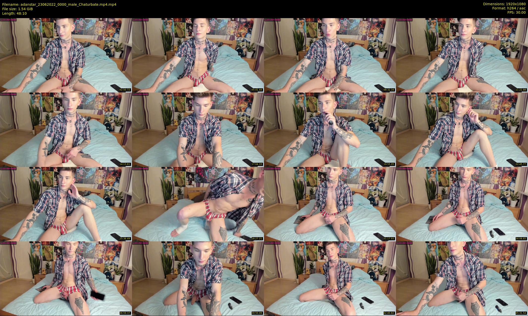 adanstar — 49 minute Chaturbate male cam show recording, 1080p, Jun 23, 2022