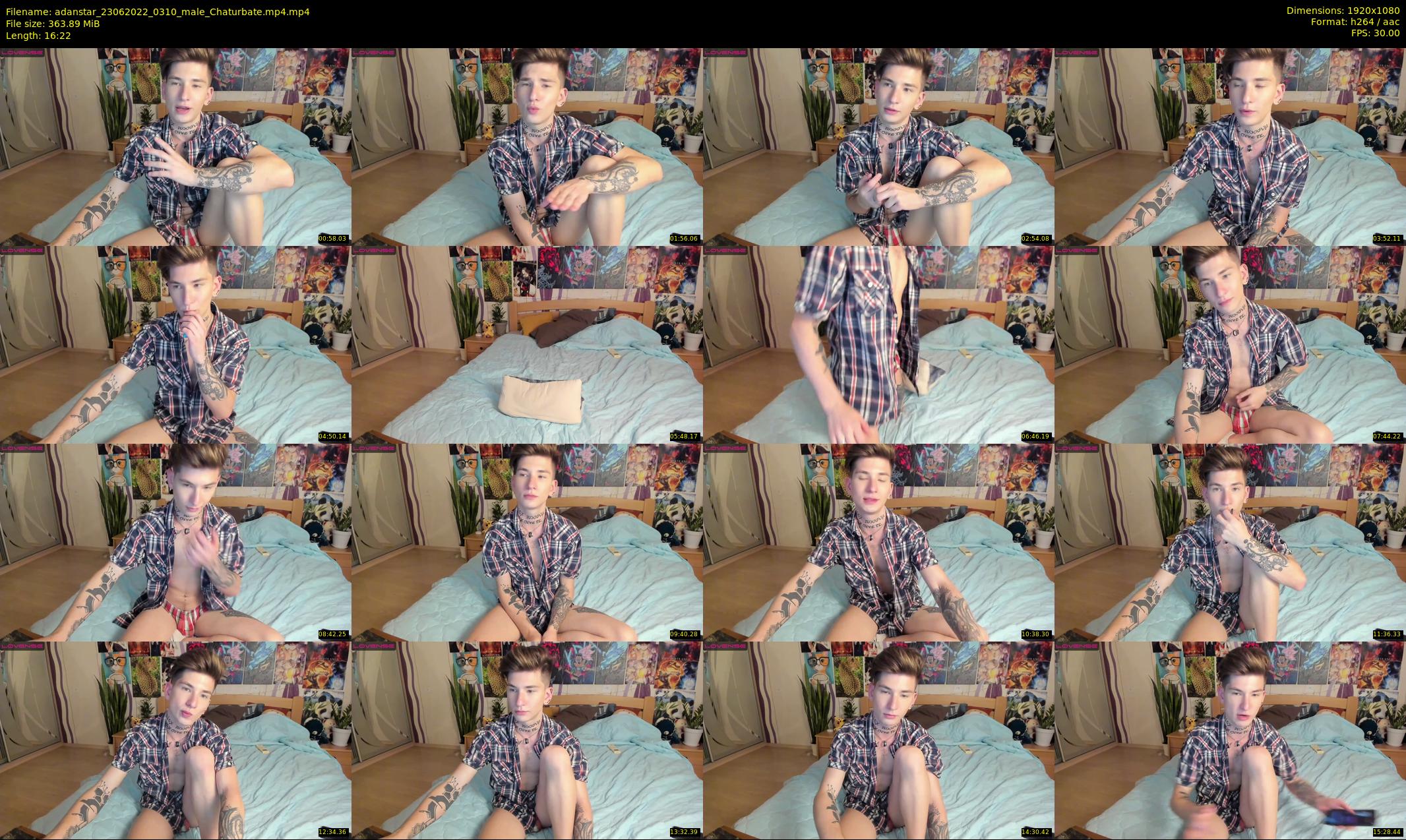 adanstar — 17 minute Chaturbate male cam show recording, 1080p, Jun 23, 2022