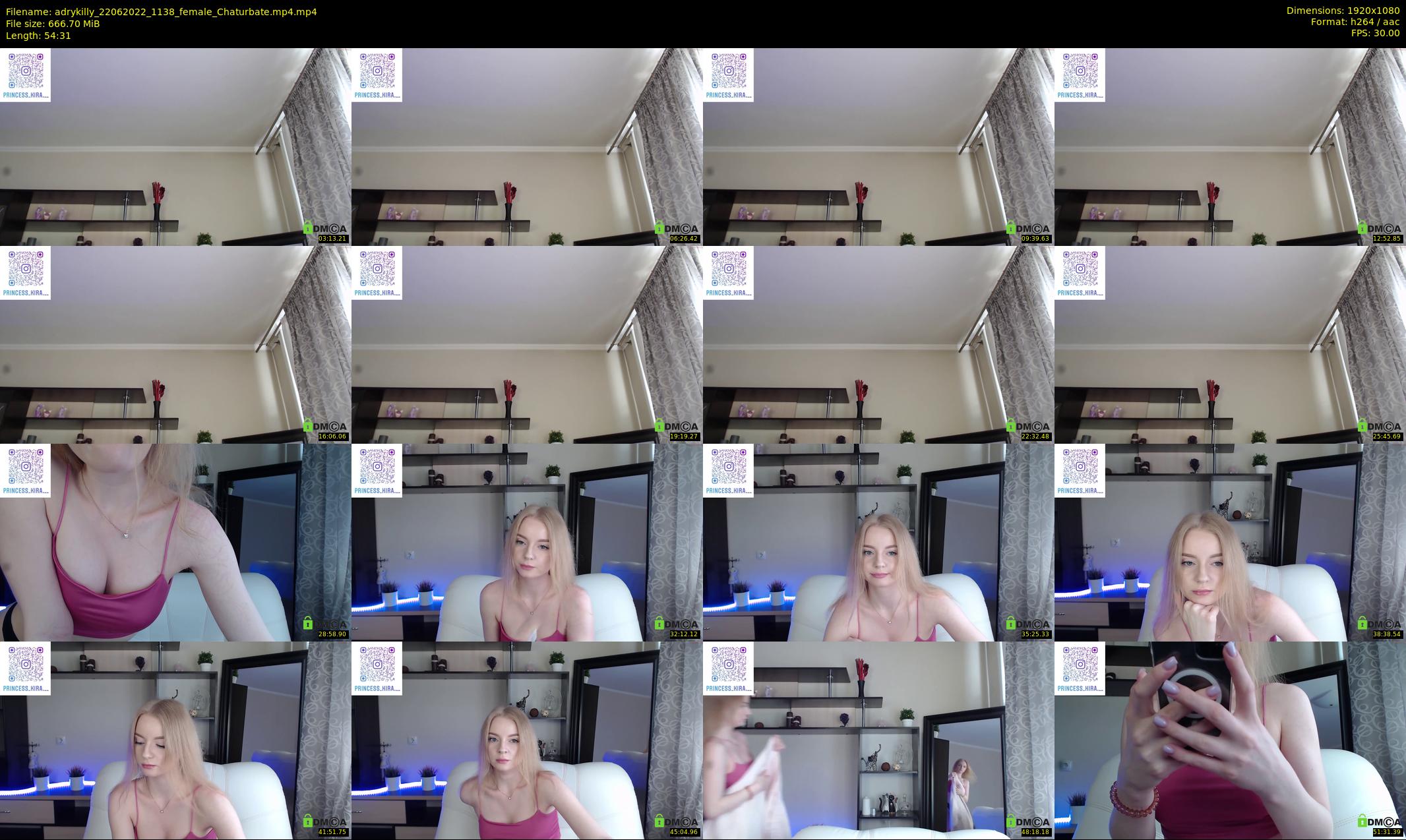 adrykilly — 55 minute Chaturbate female cam show recording, 1080p, Jun 22, 2022