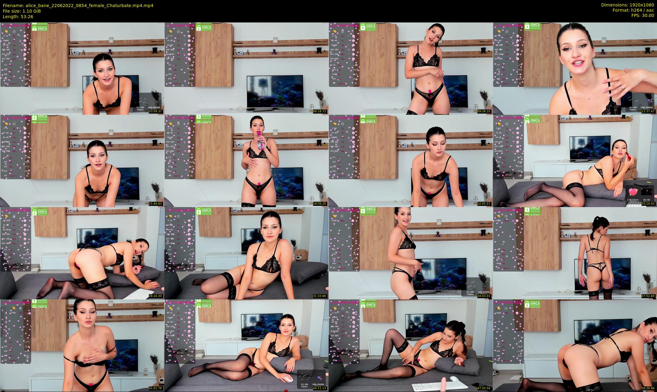 alice_bane — 54 minute Chaturbate female cam show recording, 1080p, Jun 22, 2022