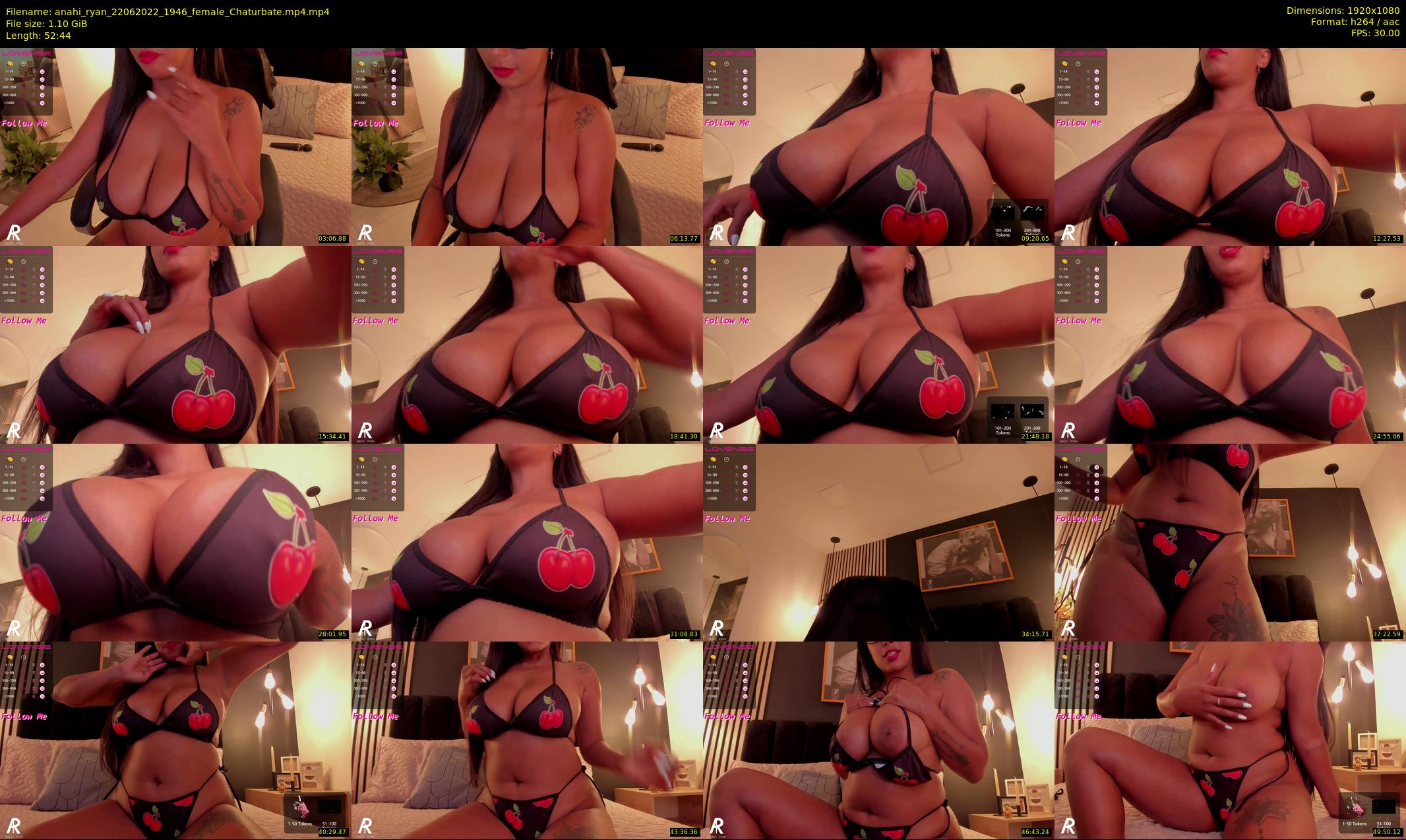 anahi_ryan — 53 minute Chaturbate female cam show recording, 1080p, Jun 22, 2022