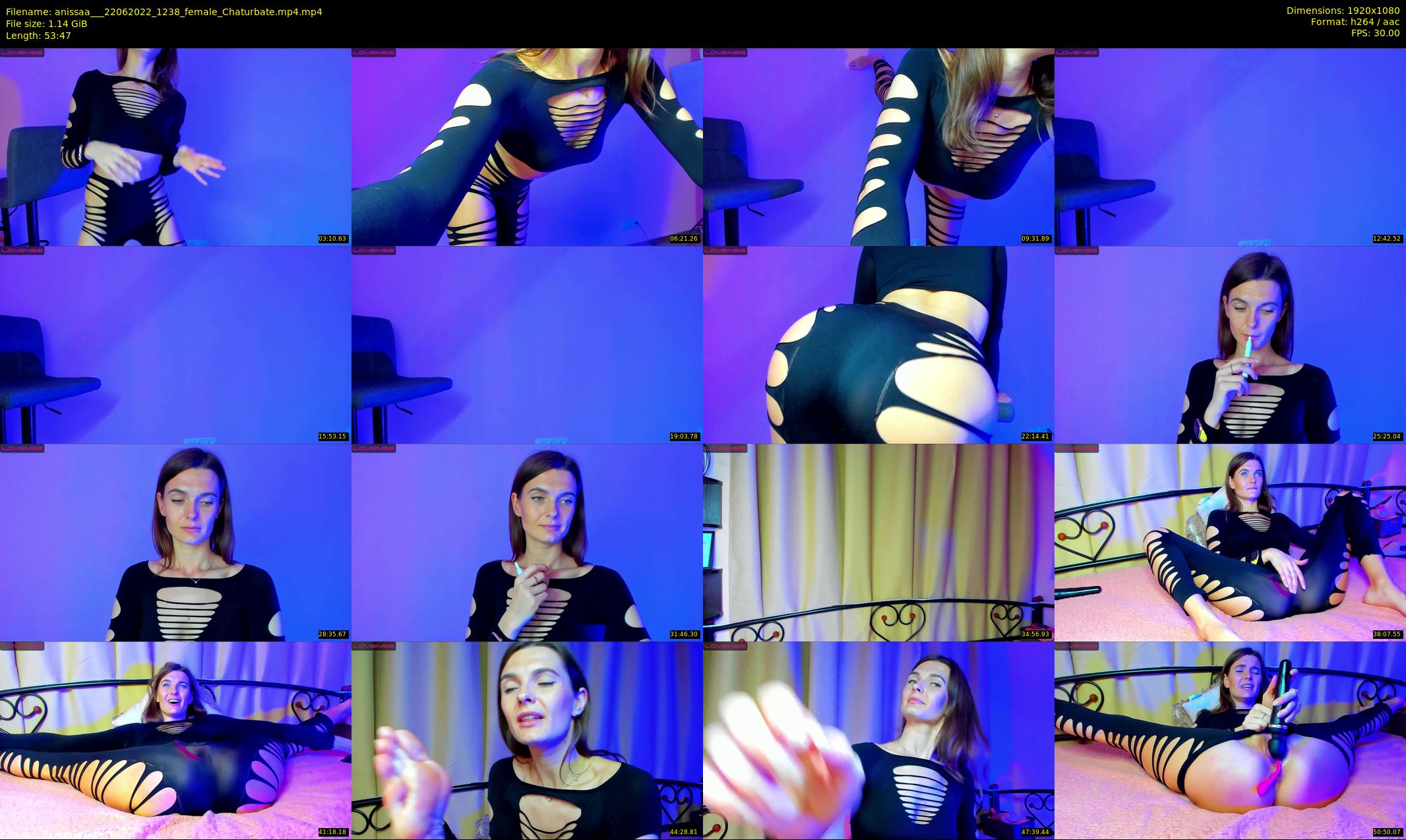 anissaa__ — 54 minute Chaturbate female cam show recording, 1080p, Jun 22, 2022