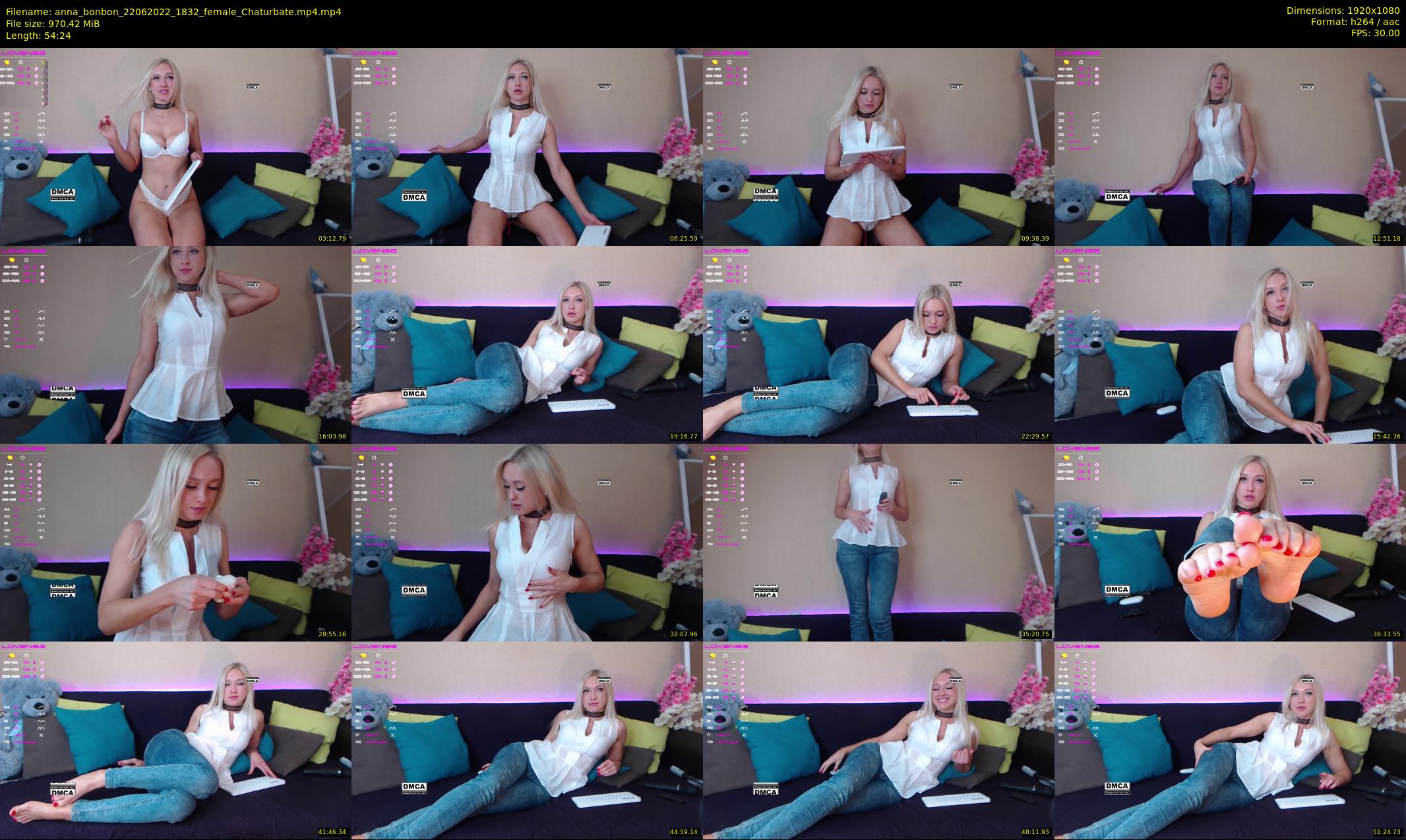 anna_bonbon — 55 minute Chaturbate female cam show recording, 1080p, Jun 22, 2022
