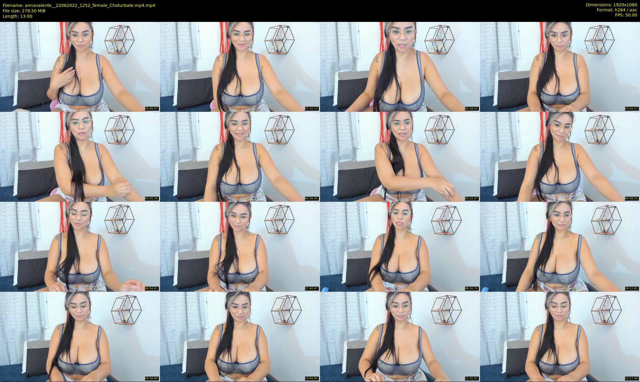 annavalente_ — 13 minute Chaturbate female cam show recording, 1080p, Jun 22, 2022