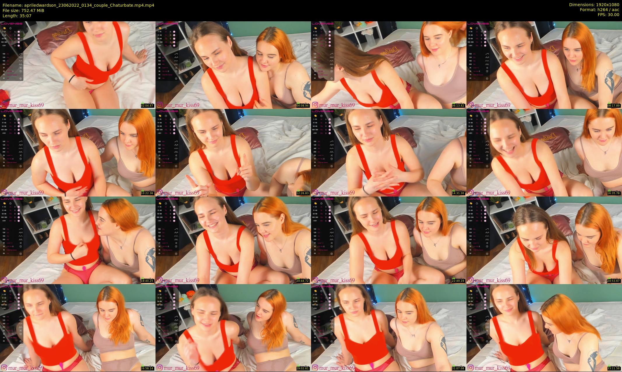 apriledwardson — 36 minute Chaturbate couple cam show recording, 1080p, Jun 23, 2022