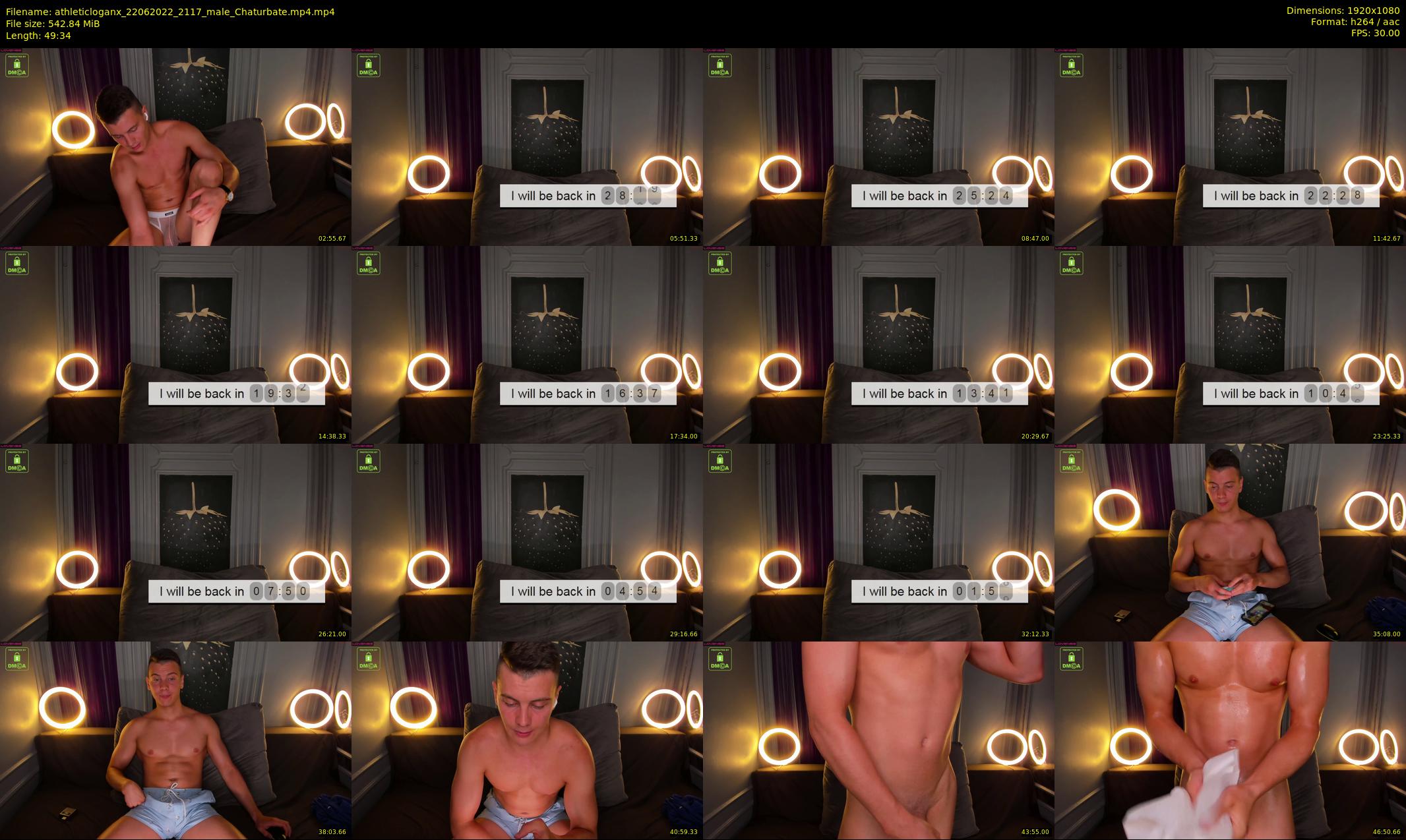 athleticloganx — 50 minute Chaturbate male cam show recording, 1080p, Jun 22, 2022