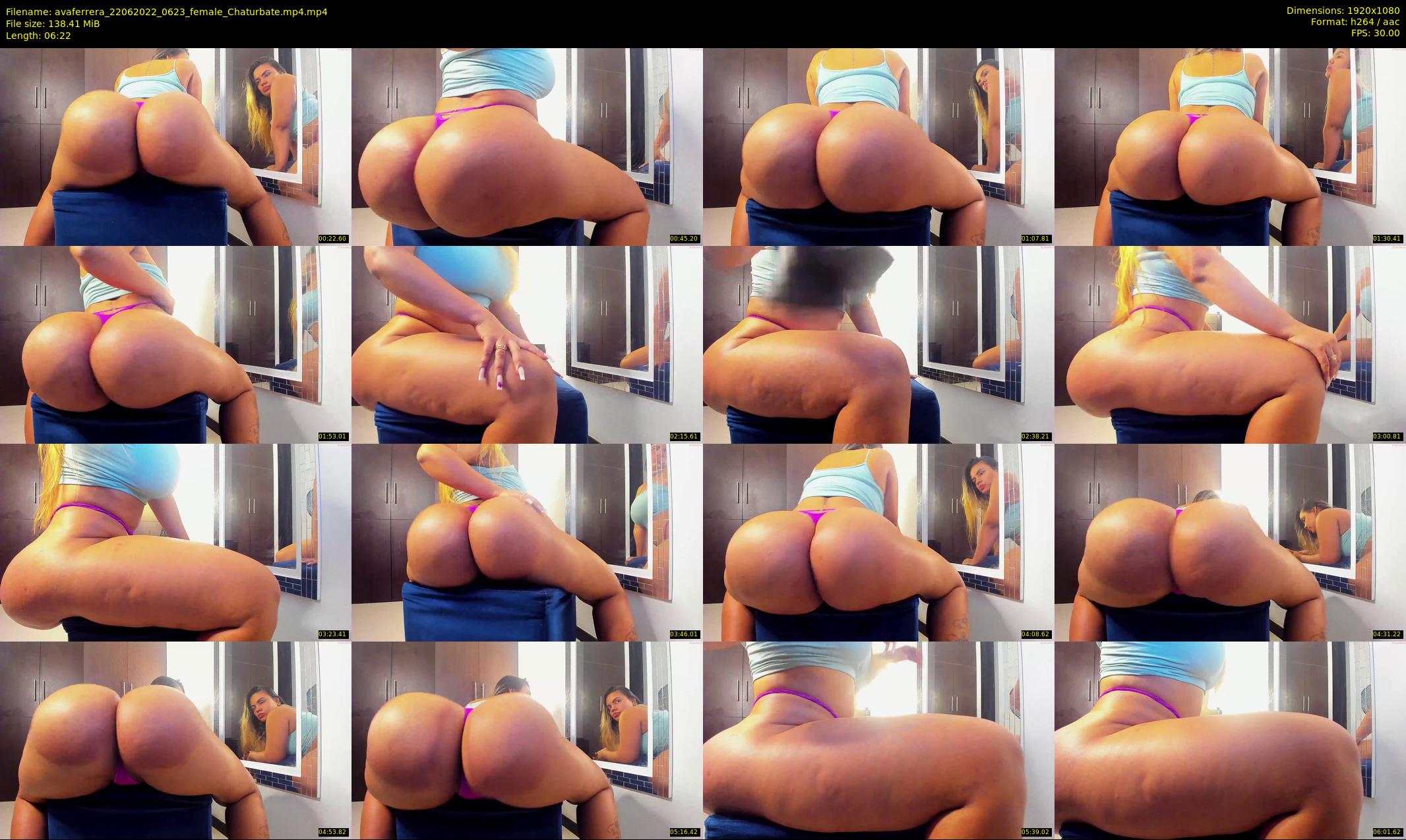 avaferrera — 7 minute Chaturbate female cam show recording, 1080p, Jun 22, 2022