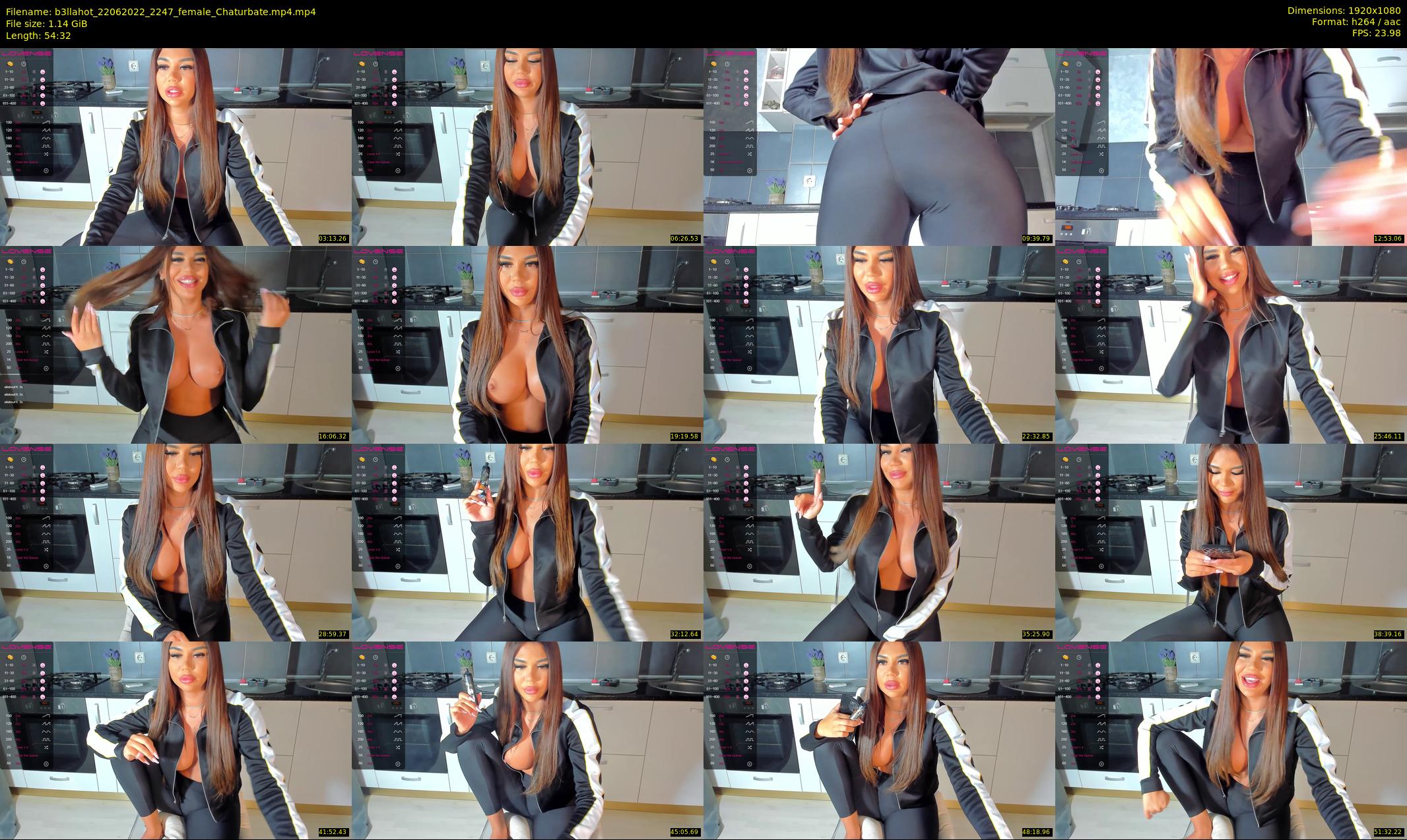 b3llahot — 55 minute Chaturbate female cam show recording, 1080p, Jun 22, 2022