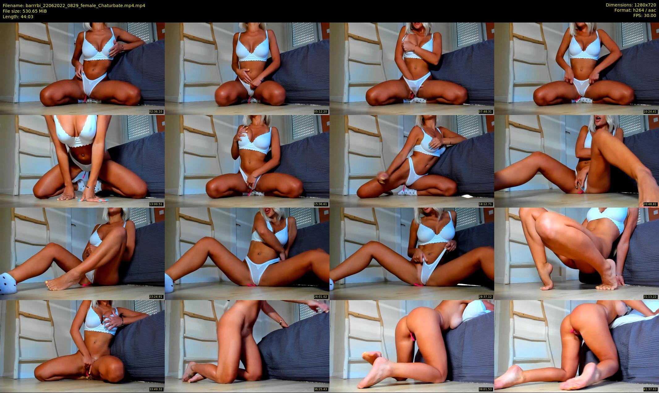 barrrbi — 45 minute Chaturbate female cam show recording, 720p, Jun 22, 2022