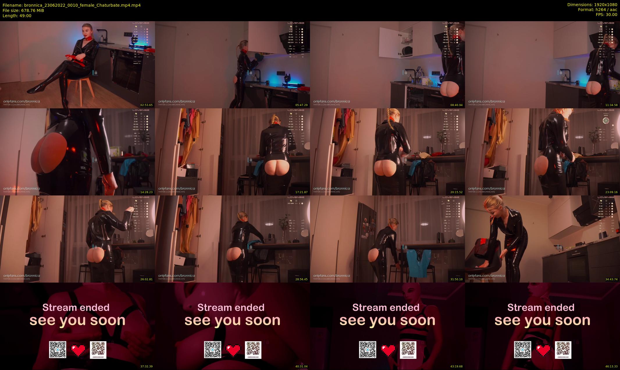 bronnica — 49 minute Chaturbate female cam show recording, 1080p, Jun 23, 2022