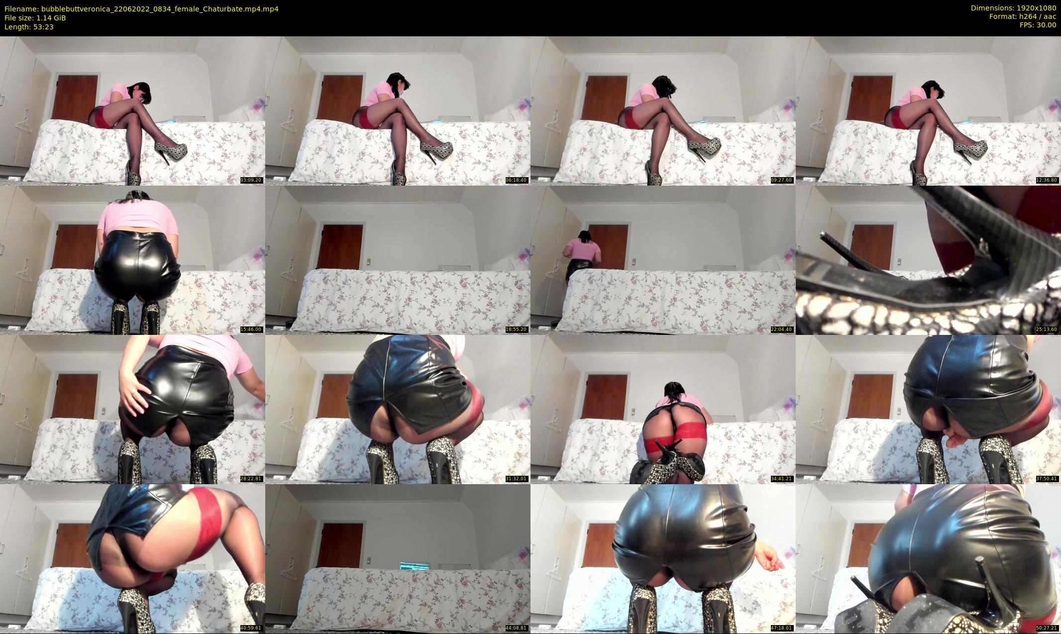 bubblebuttveronica — 54 minute Chaturbate female cam show recording, 1080p, Jun 22, 2022