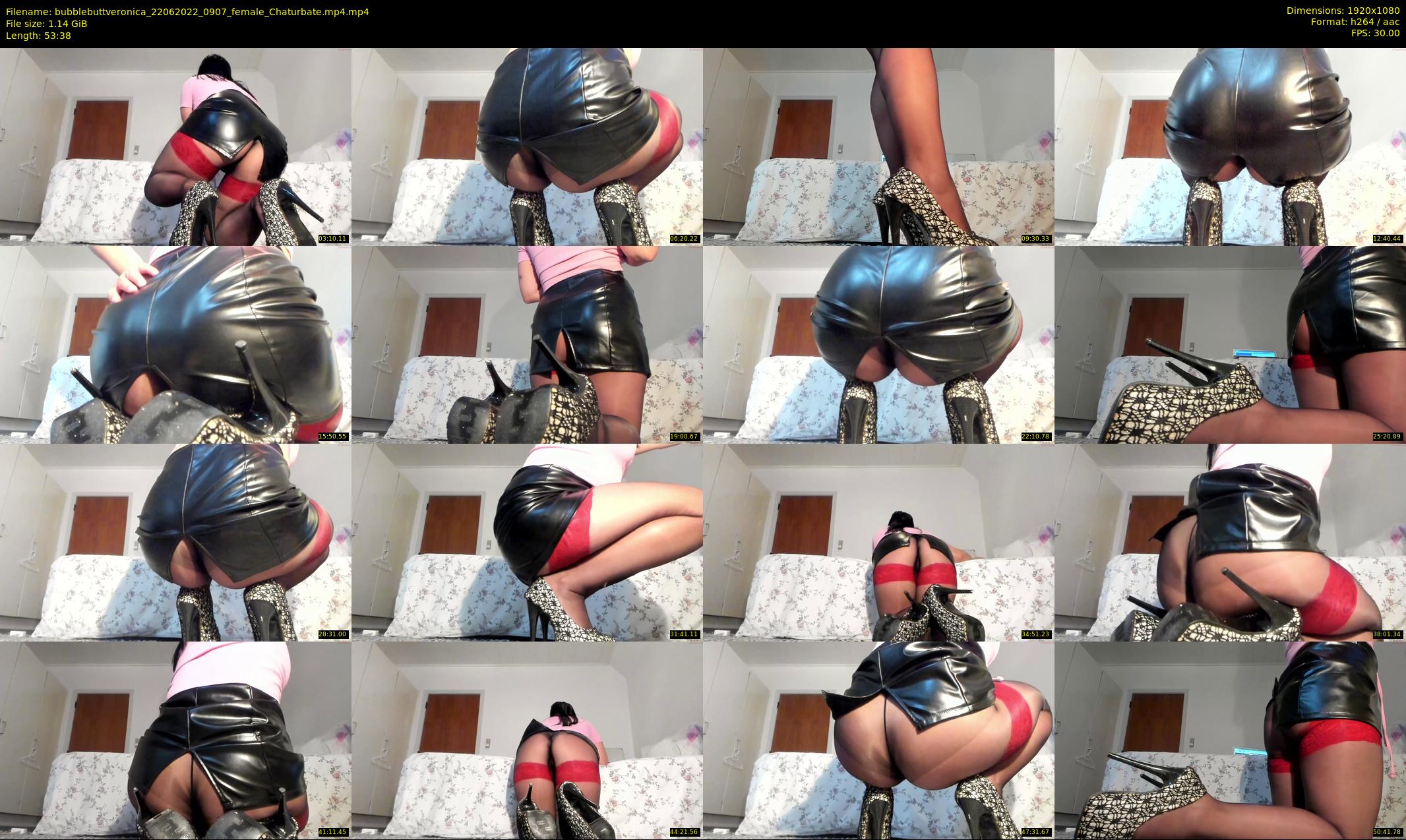 bubblebuttveronica — 54 minute Chaturbate female cam show recording, 1080p, Jun 22, 2022