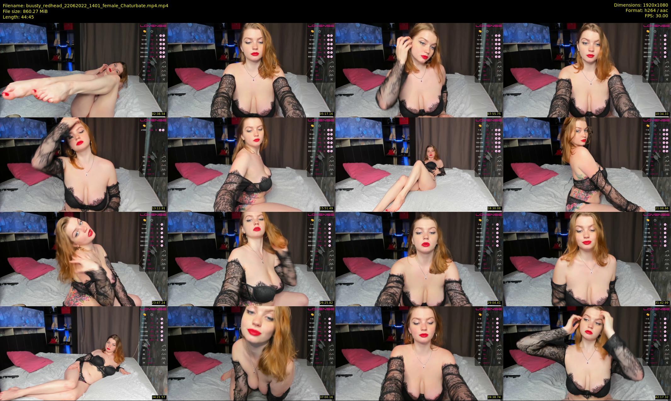 buusty_redhead — 45 minute Chaturbate female cam show recording, 1080p, Jun 22, 2022