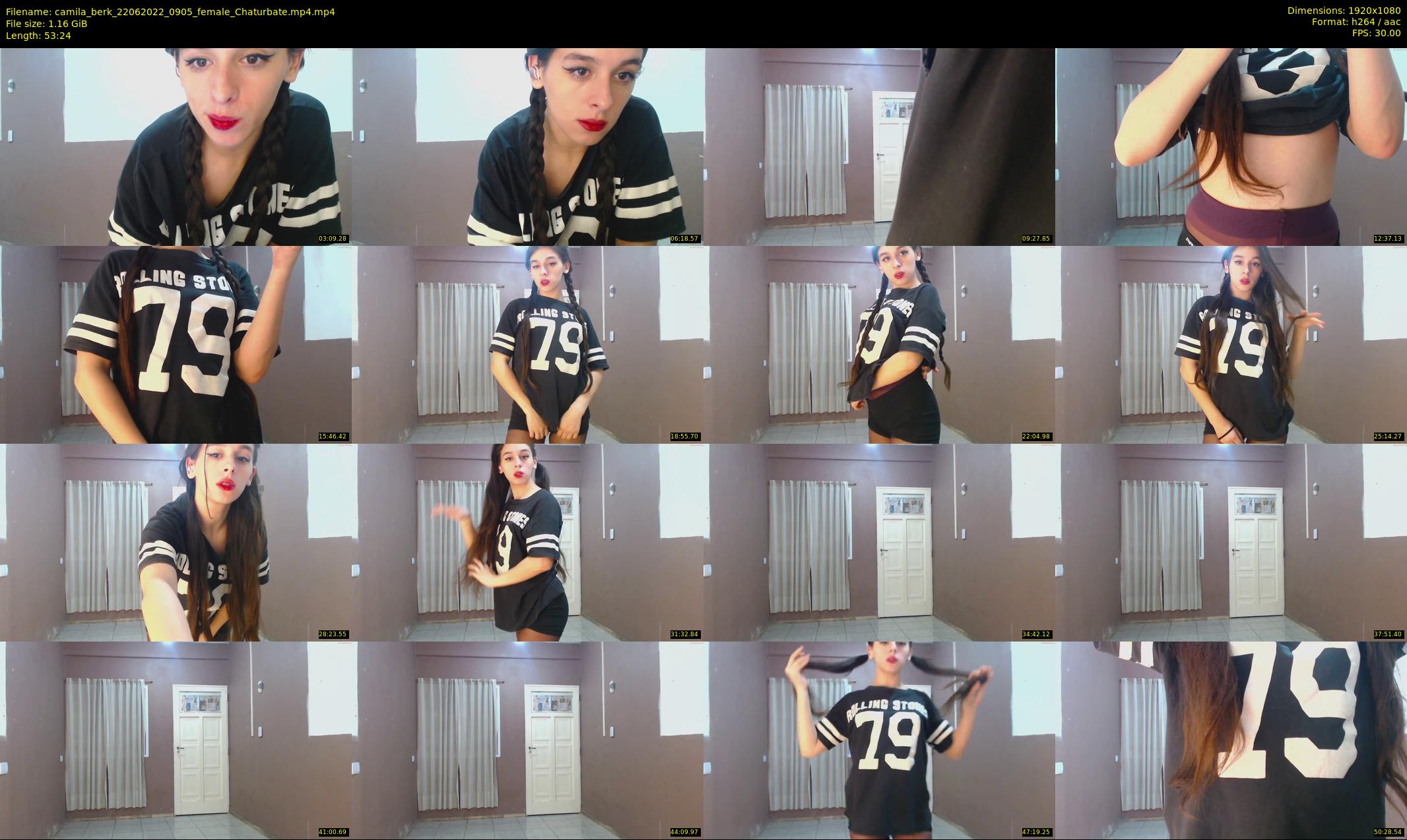 camila_berk — 54 minute Chaturbate female cam show recording, 1080p, Jun 22, 2022