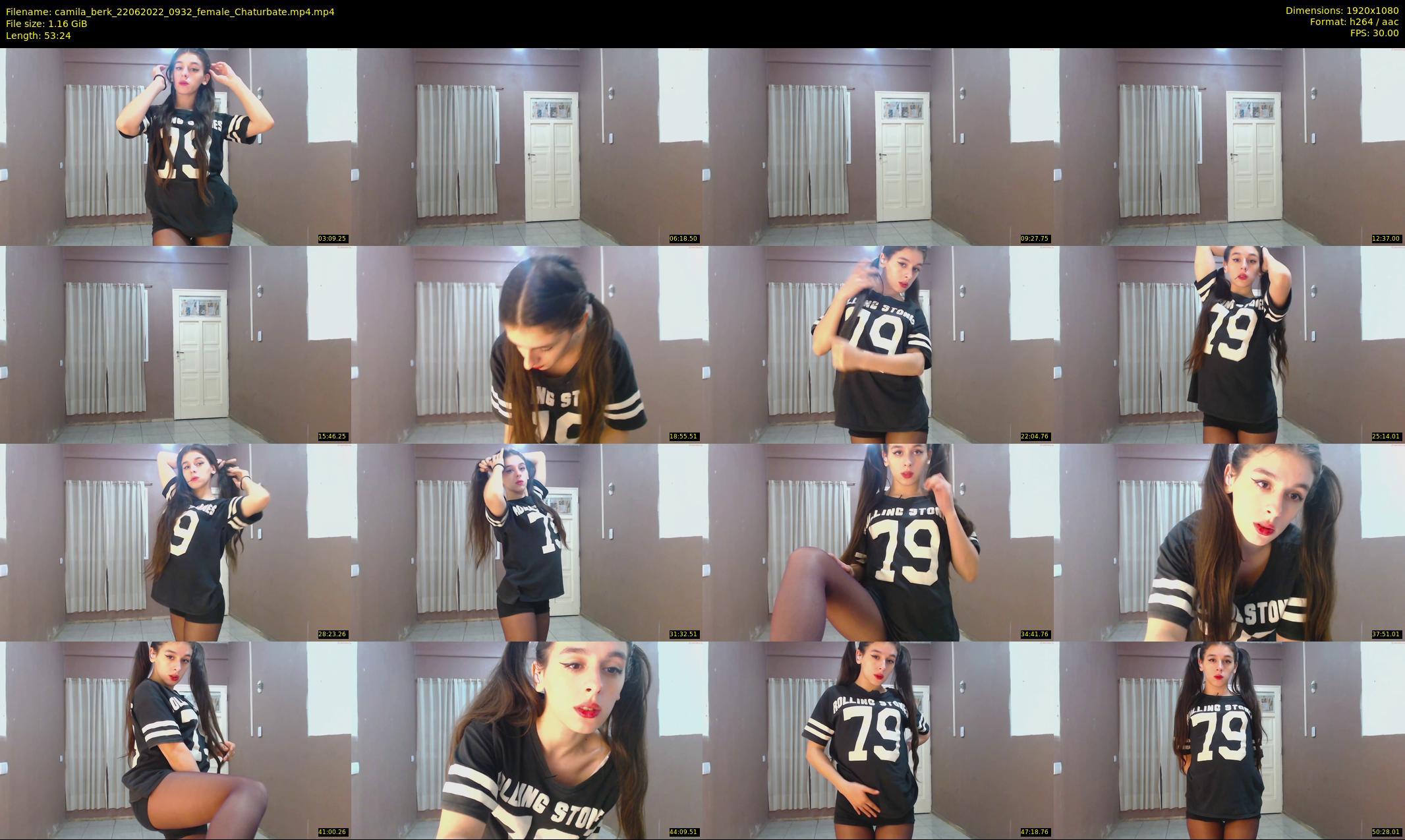 camila_berk — 54 minute Chaturbate female cam show recording, 1080p, Jun 22, 2022