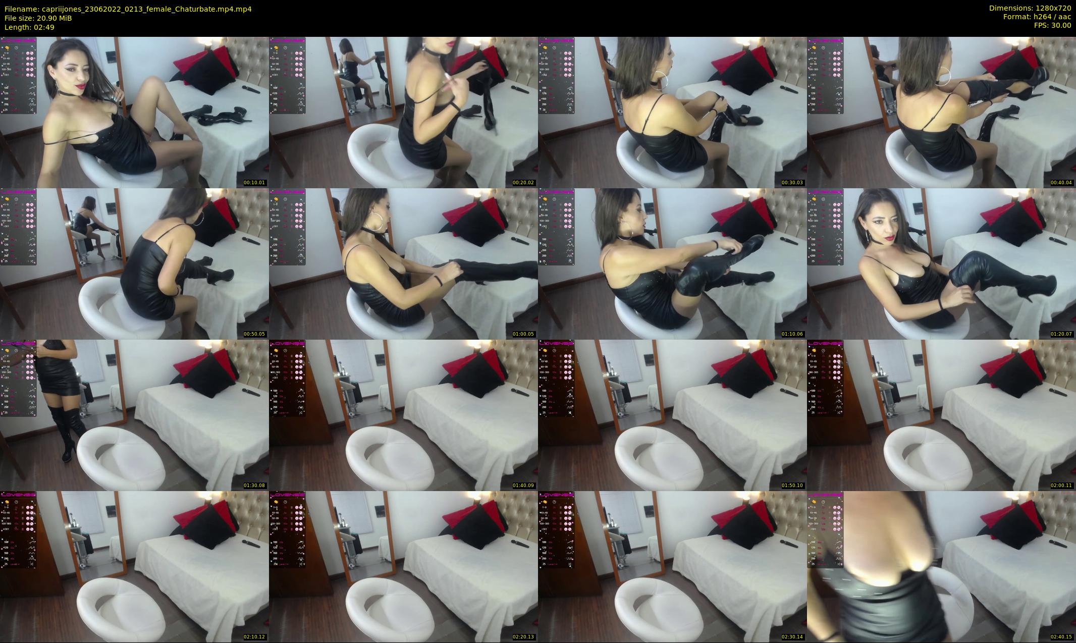 capriijones — 3 minute Chaturbate female cam show recording, 720p, Jun 23, 2022